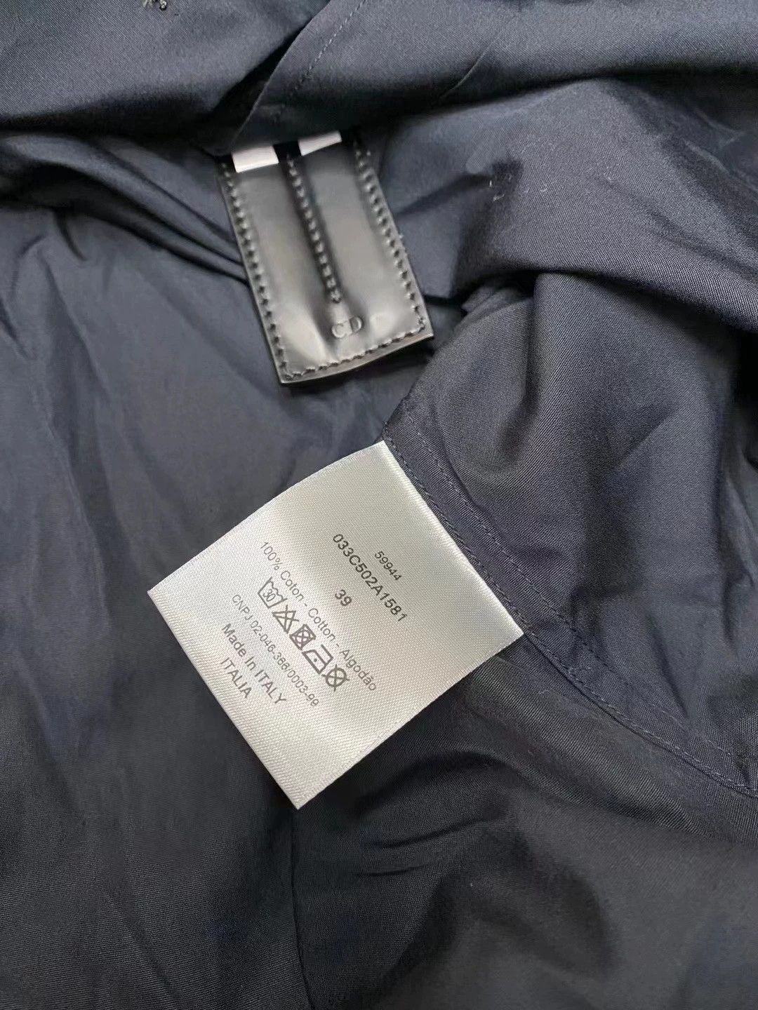 Dior AR DIOR x Air J1 short-sleeve shirt navy 39 Size US XXS / EU 40 - 4 Thumbnail