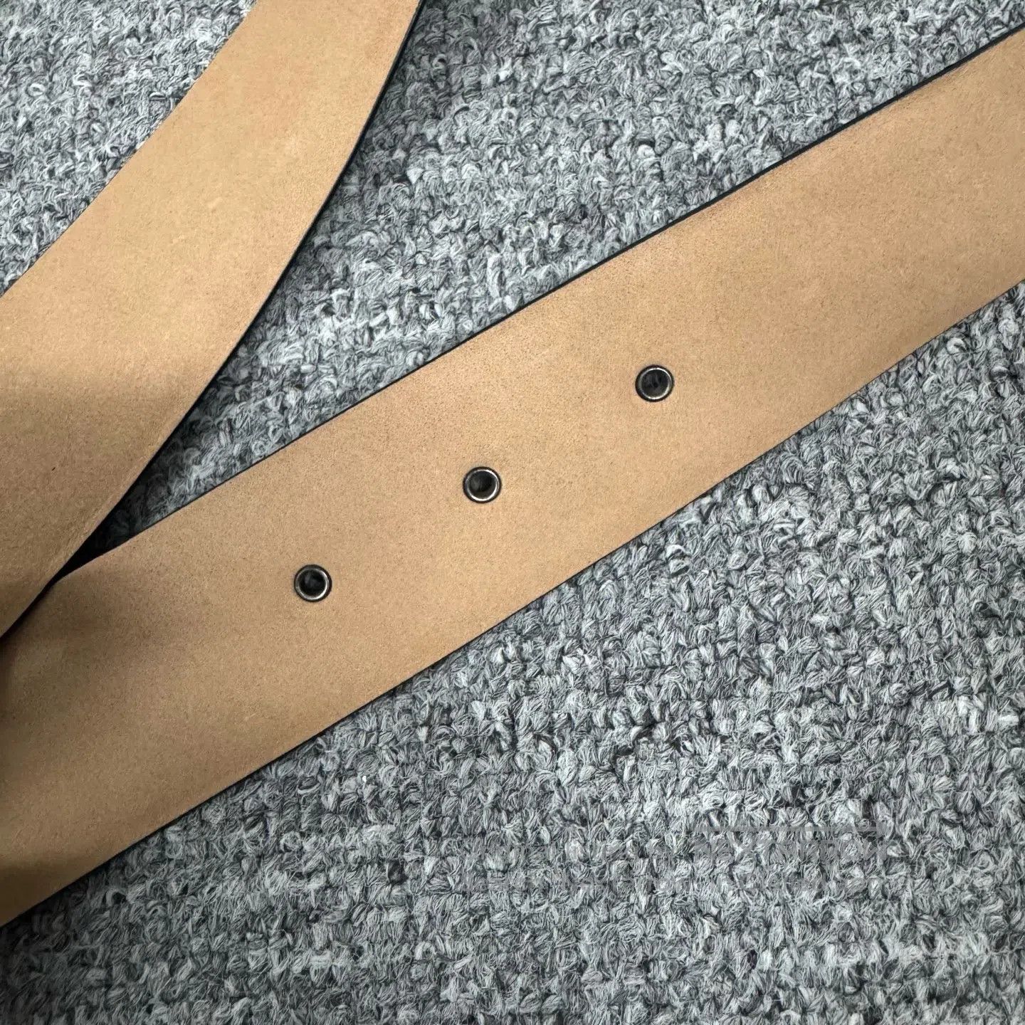 Chanel Chanel Black leather embossed logo belt| Size ONE SIZE - 6 Thumbnail