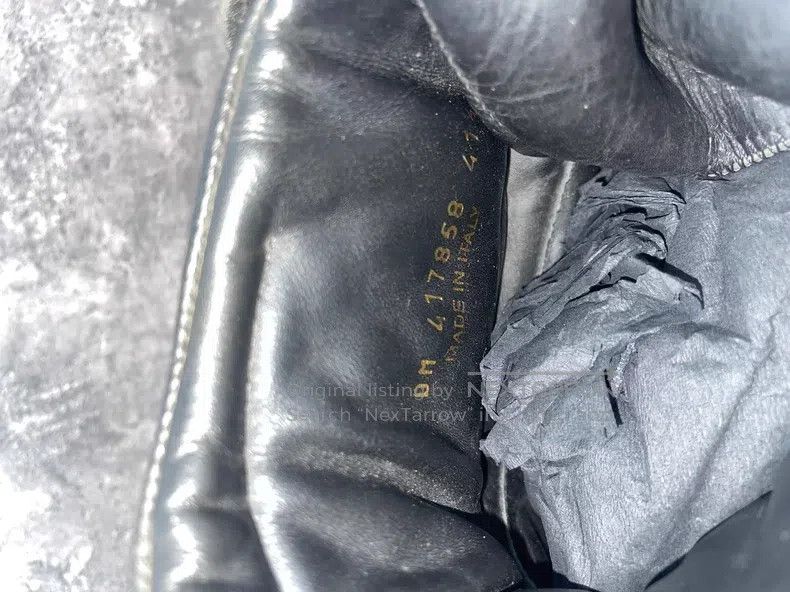 Saint Laurent Paris Saint Laurent Paris Back zipper diamond patch high-top fla Size US 8.5 / EU 41-42 - 8 Thumbnail