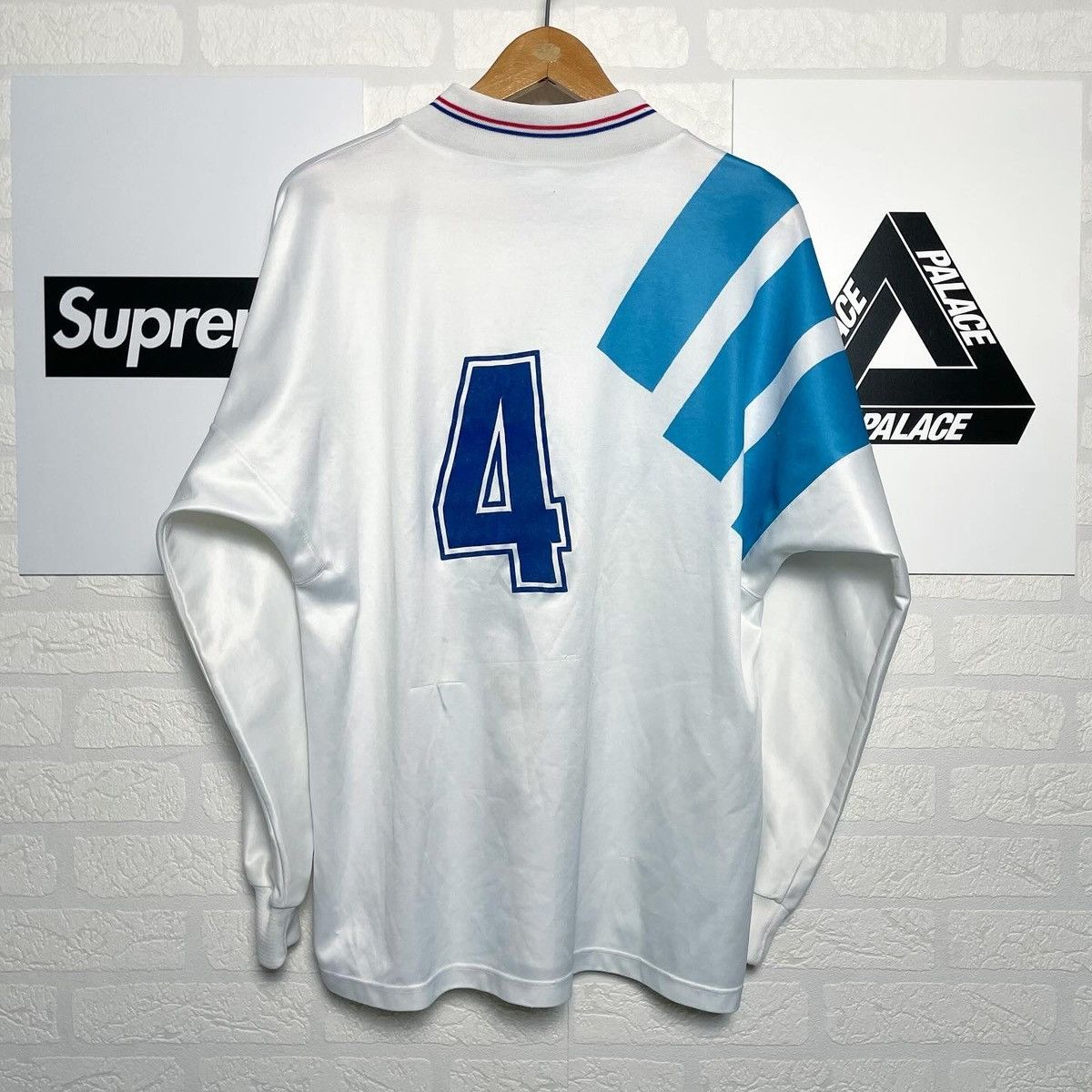 Adidas Olympique De Marseille 1991 1992/93 jersey Vintage Adidas Size US M / EU 48-50 / 2 - 2 Thumbnail