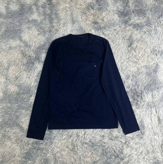 Prada Prada Long Sleeve T-shirt Size US S / EU 44-46 / 1 - 5 Thumbnail