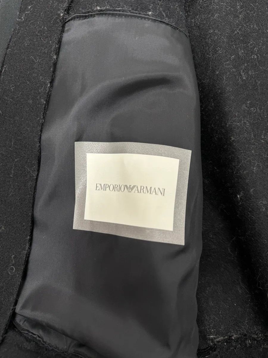 Emporio Armani 2010s Emporio Armani Tactical Black Cozy Bomber Jacket Size US M / EU 48-50 / 2 - 9 Thumbnail