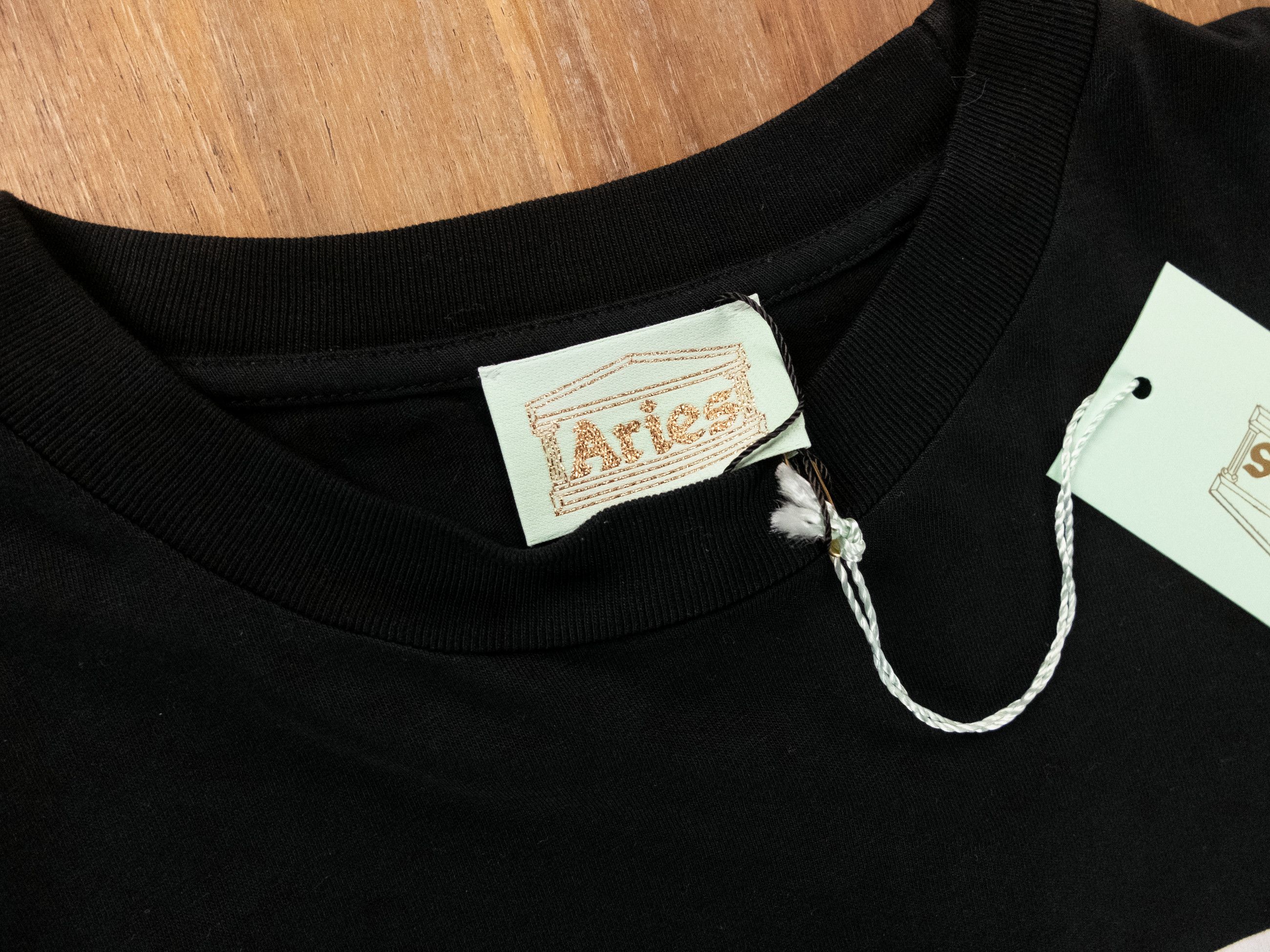 Aries ARIES black credit card logo print t-shirt Medium q Size US M / EU 48-50 / 2 - 5 Thumbnail