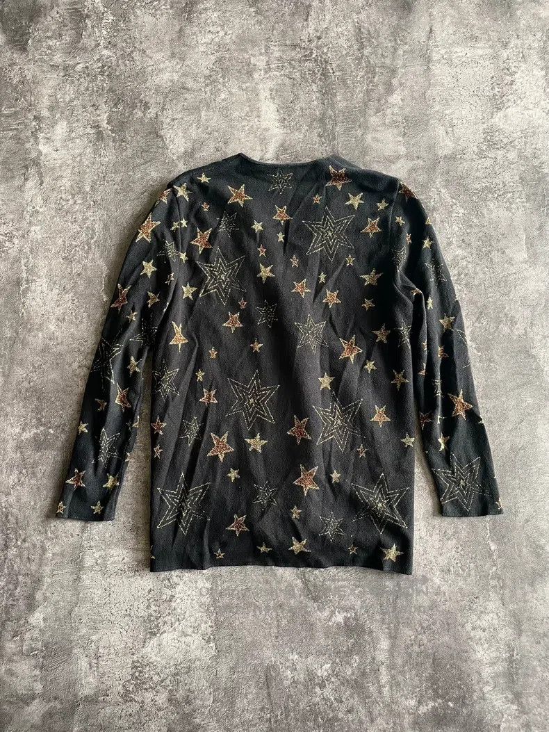 Saint Laurent Paris Saint Laurent Paris Mohair Star Print Cardigan Size US XS / EU 42 / 0 - 2 Thumbnail