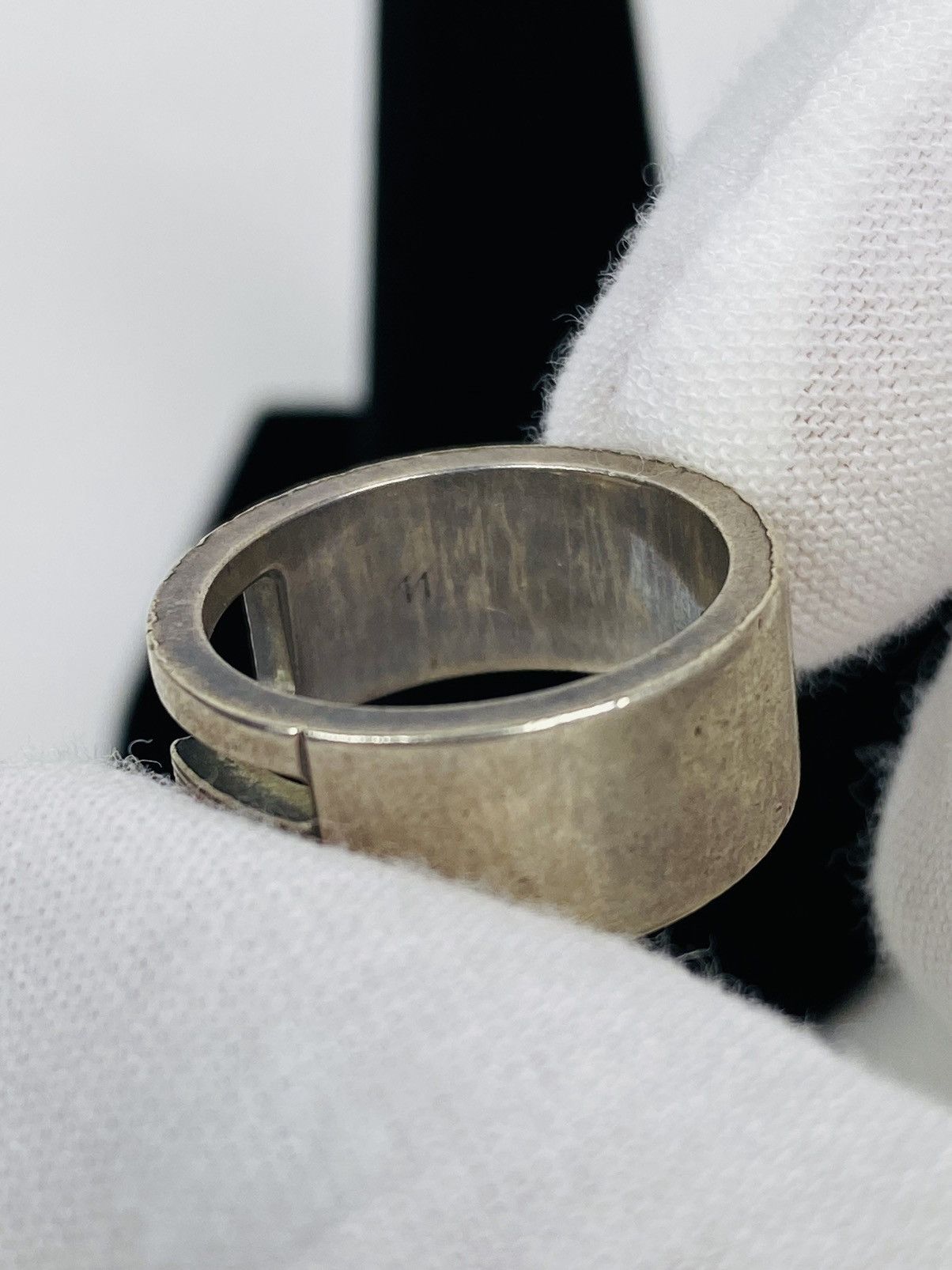 Gucci Gucci .925 Silver G Ring IT 11 Size ONE SIZE - 5 Thumbnail