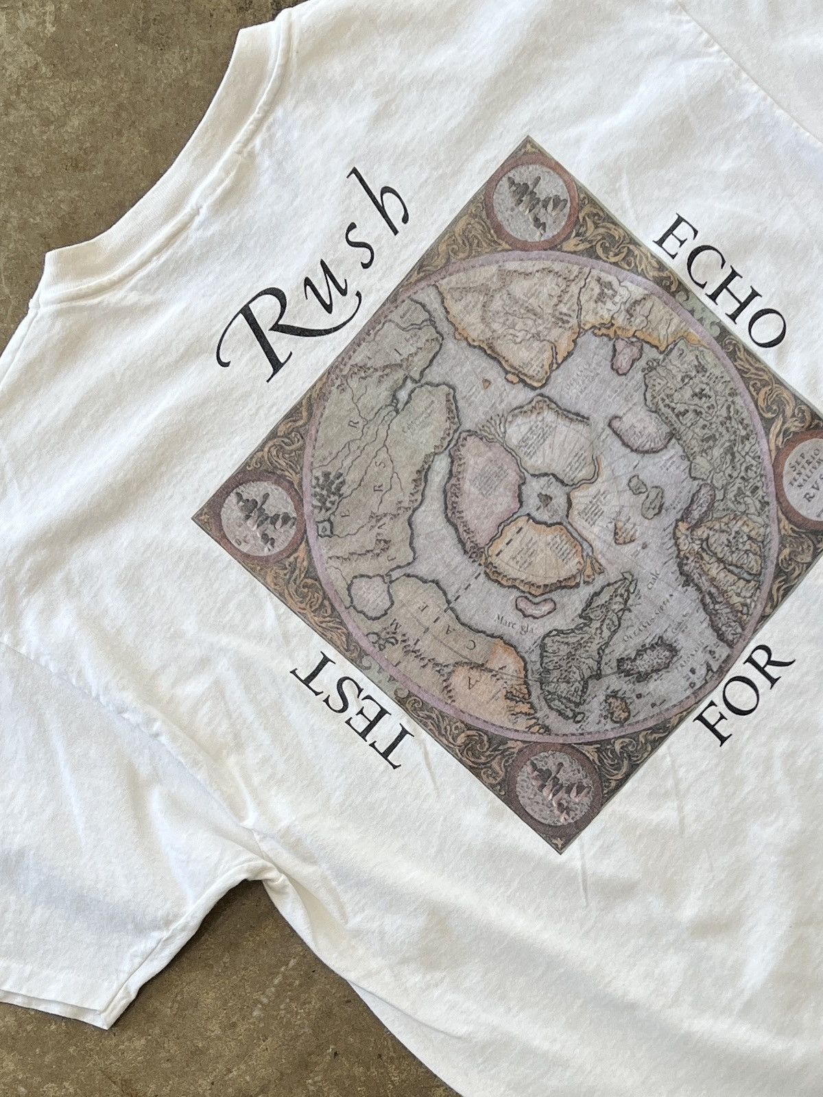 Band Tees Vintage 1996 Test for Echo Rush Globe Map Band Tee XL Size US XL / EU 56 / 4 - 1 Thumbnail