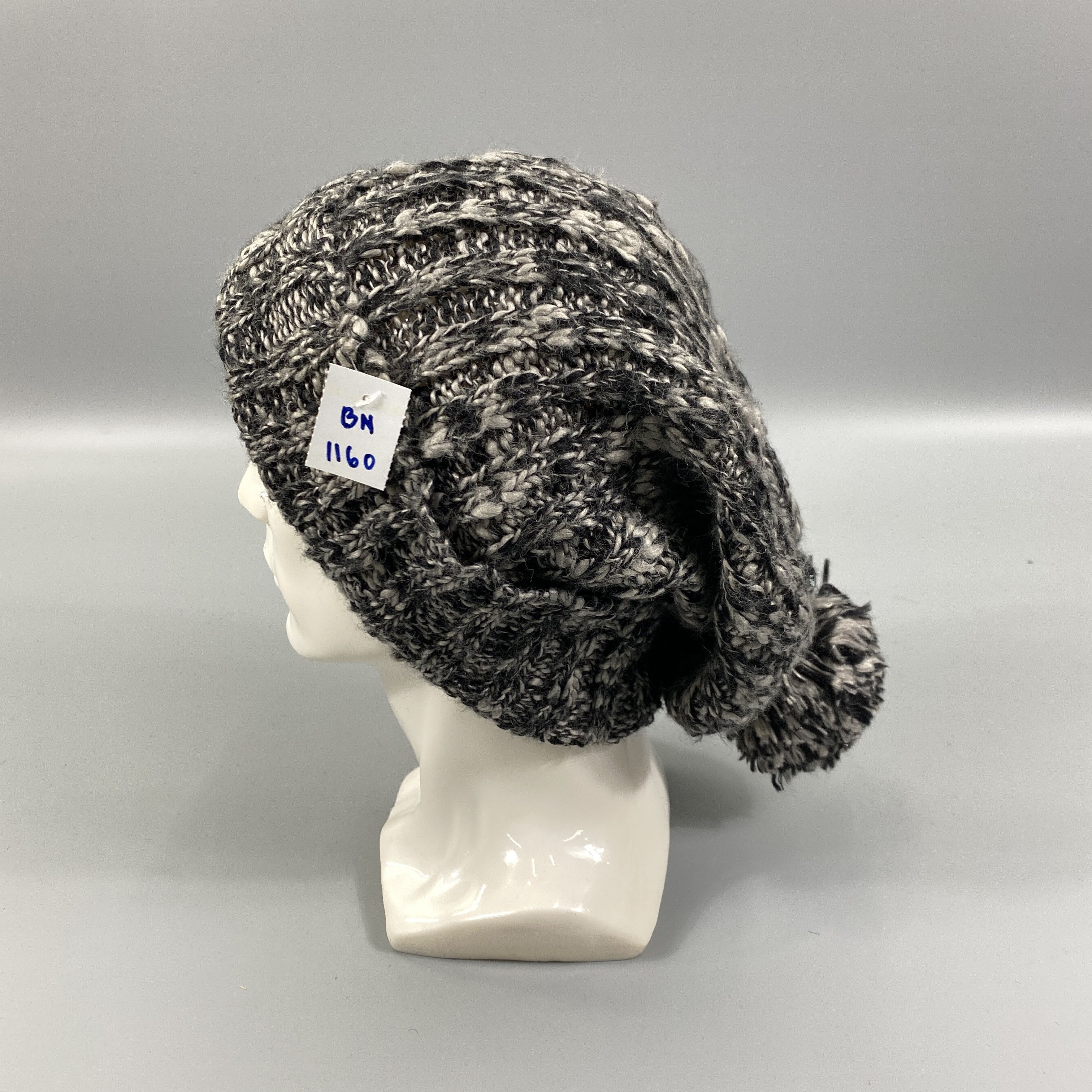 Japanese Brand Knit Snow Cap Beanie Hat With Pom Pom -BN1160 Size ONE SIZE - 1 Thumbnail