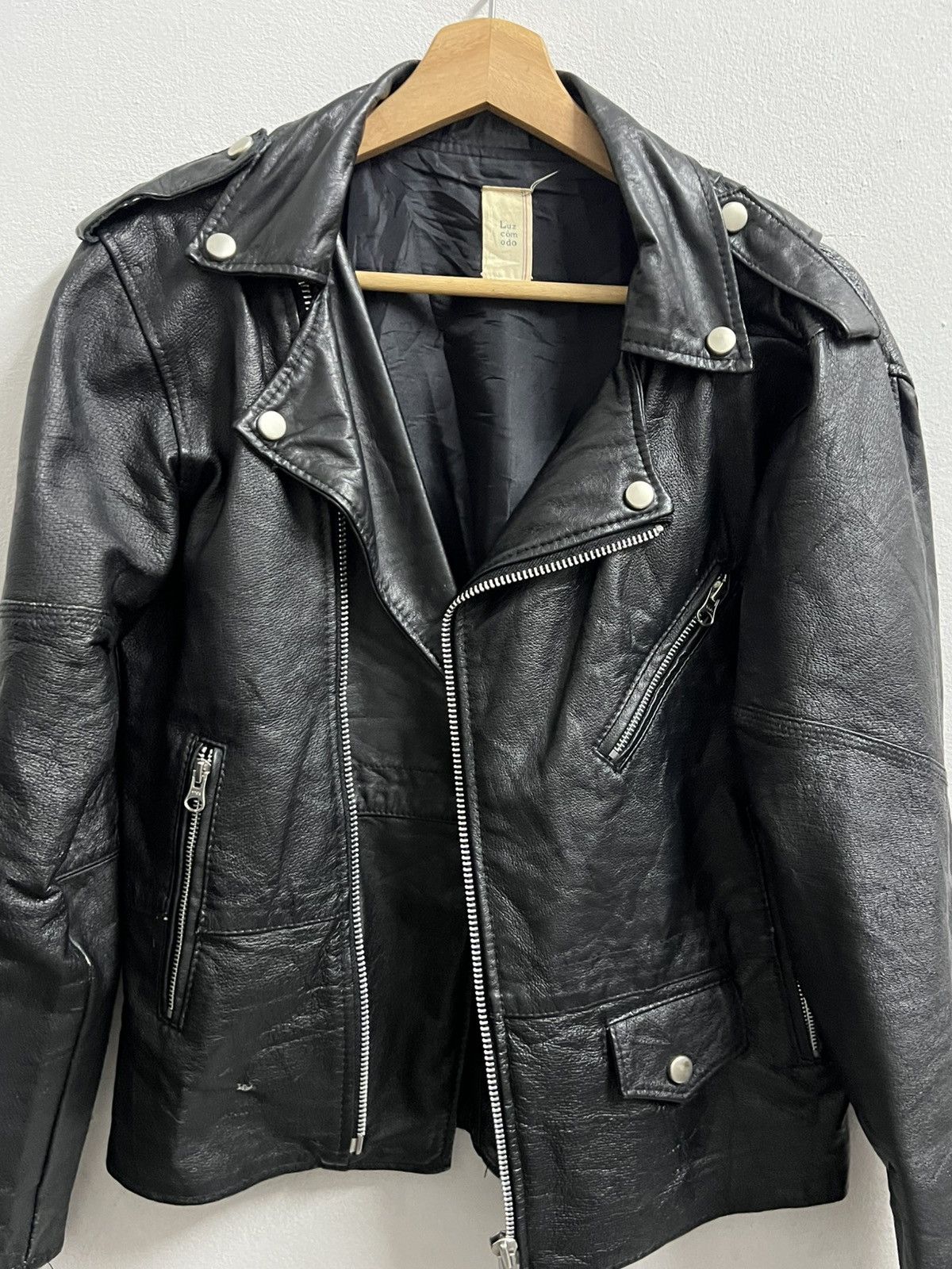Vintage Luz com odo leather jacket punk rock rare Size US M / EU 48-50 / 2 - 4 Thumbnail