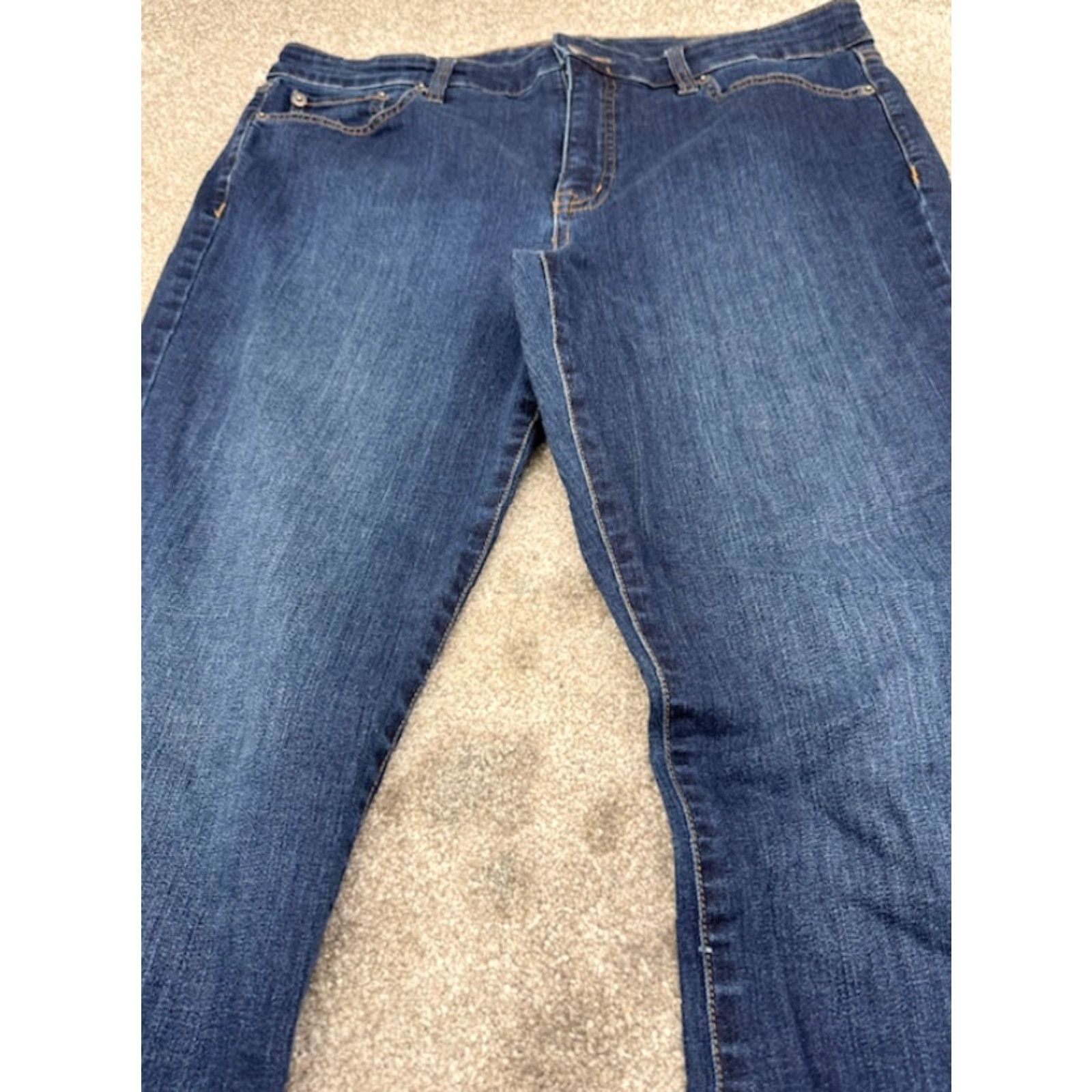 Ralph Lauren Lauren Ralph Lauren Jeans Women 12 Blue Denim Premier Straight 6349 Jeans Womens 12 Blue Denim Straight 6349 Size 34" / US 12 / IT 48 - 4 Thumbnail