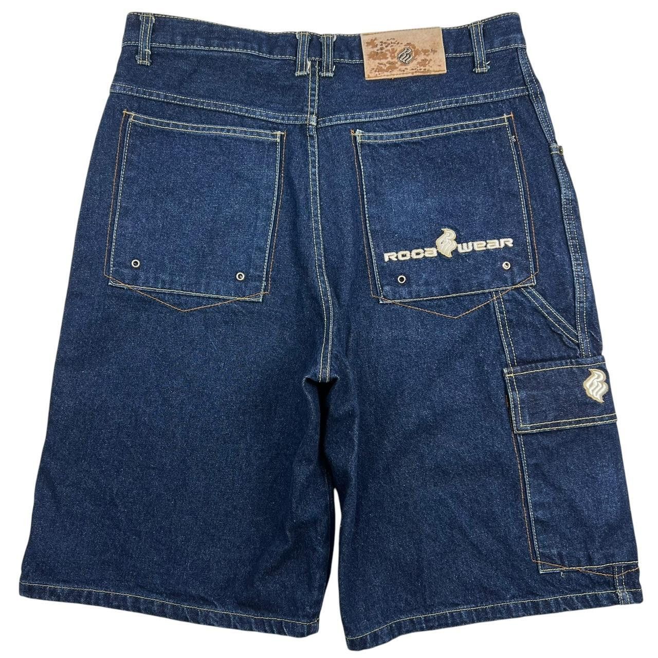 Rocawear Vintage Rocawear Baggy Denim Shorts / Jorts - Waist: 34” Size US 34 / EU 50 - 1 Thumbnail