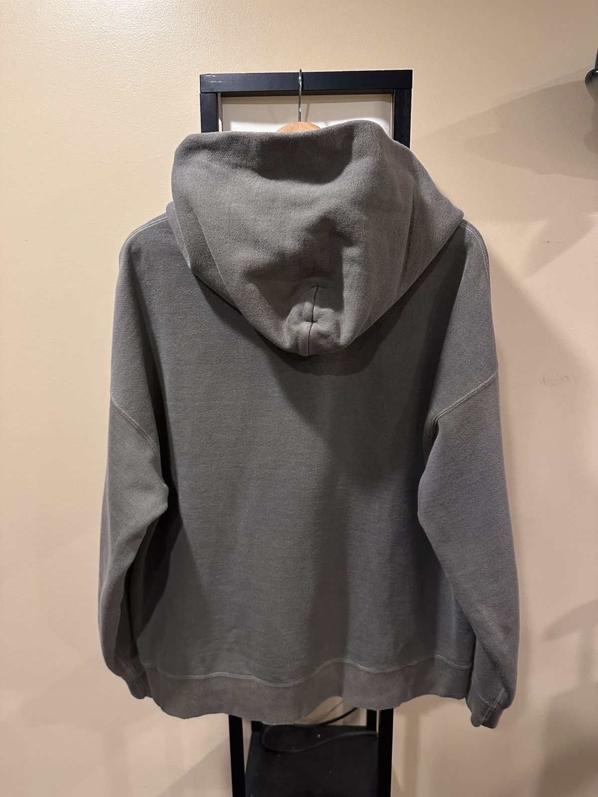 Japanese Brand Visvim Jumbo Olive Green Distressed Crash PO Faded Hoodie Size US XL / EU 56 / 4 - 2 Thumbnail