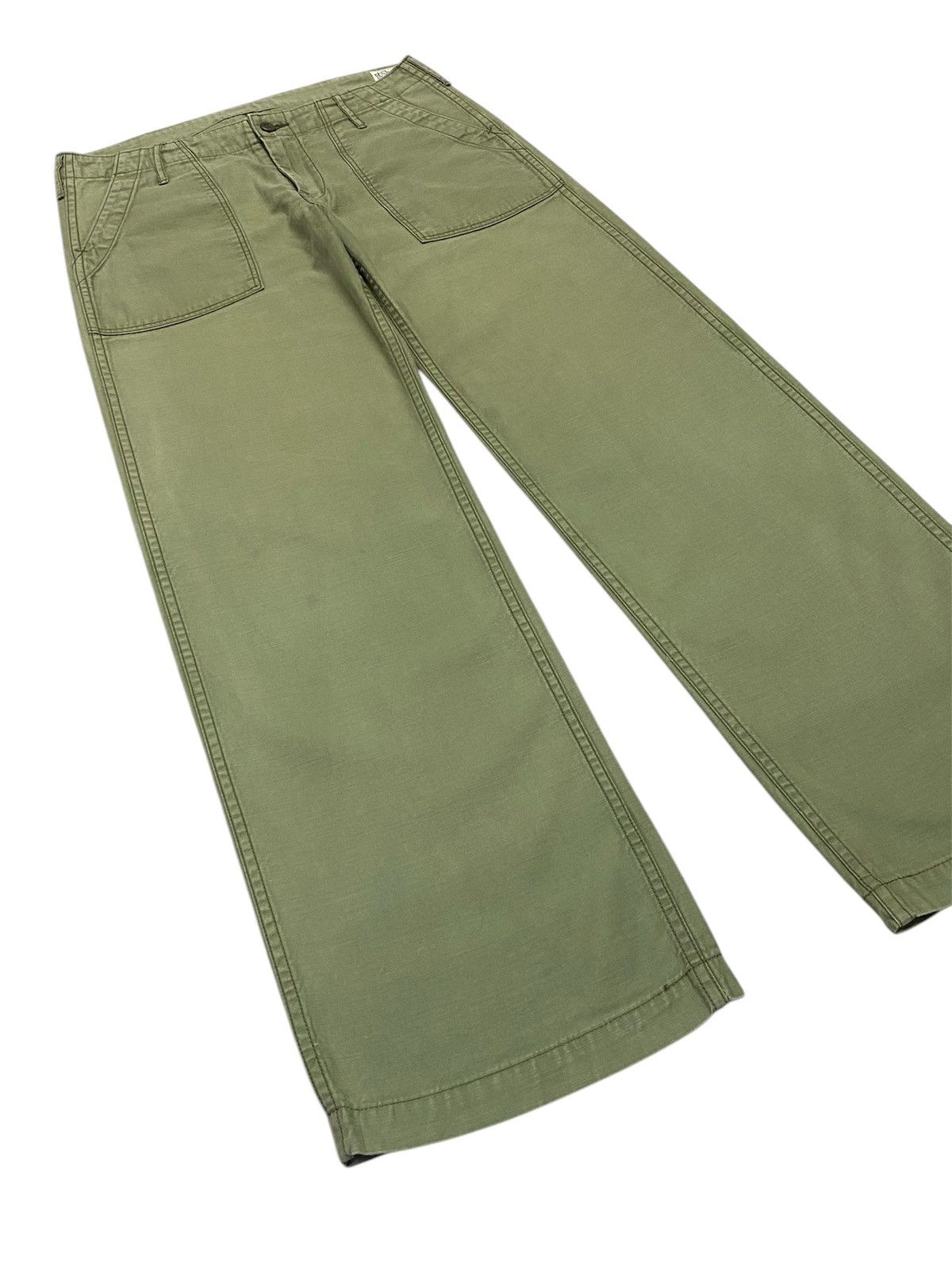 Orslow Vintage OrSlow Baker Pants Wide Leg Pants Size US 32 / EU 48 - 19 Thumbnail
