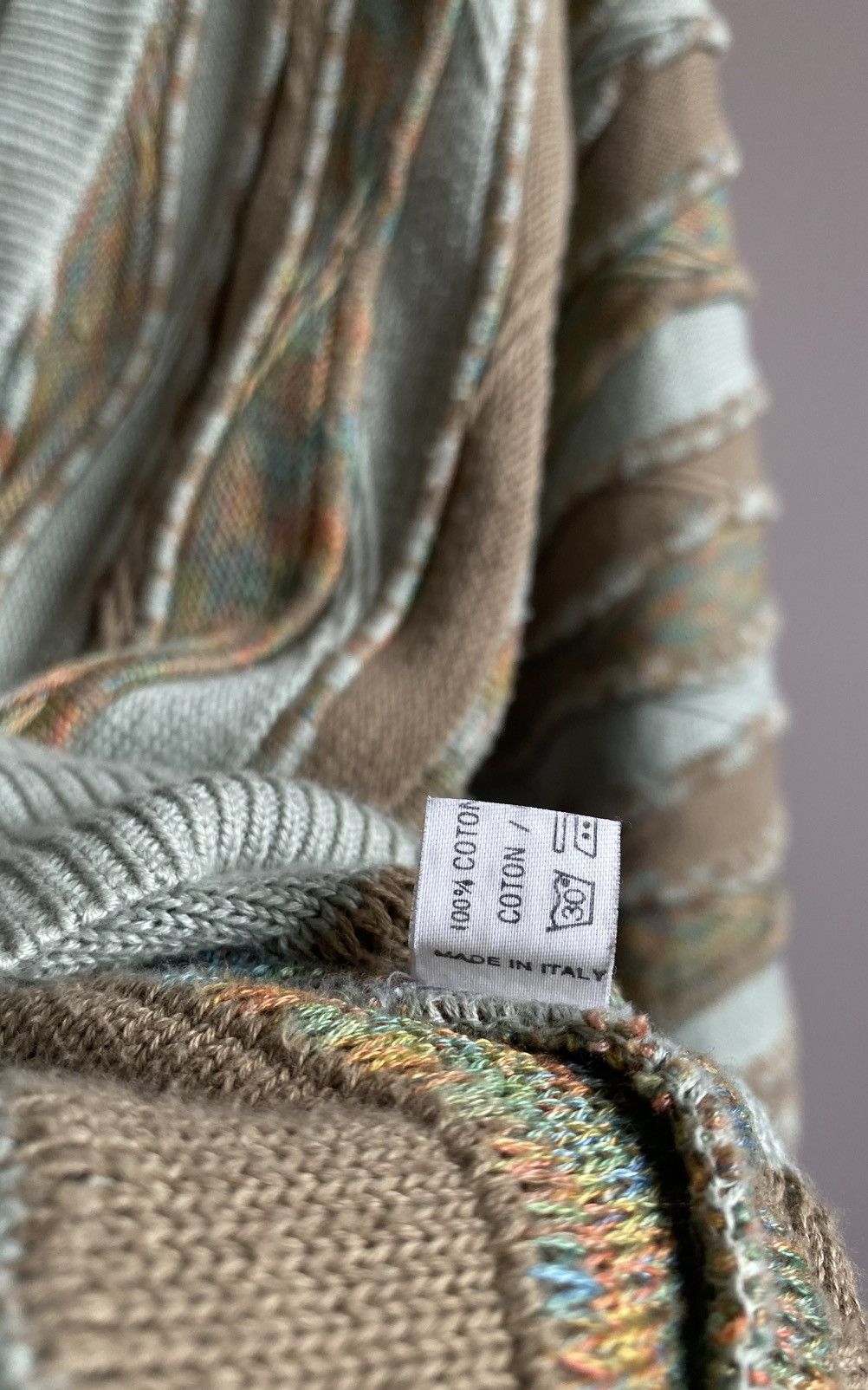 Other Vintage Knit Cardigan Coogi Style Sweater Size US M / EU 48-50 / 2 - 13 Thumbnail