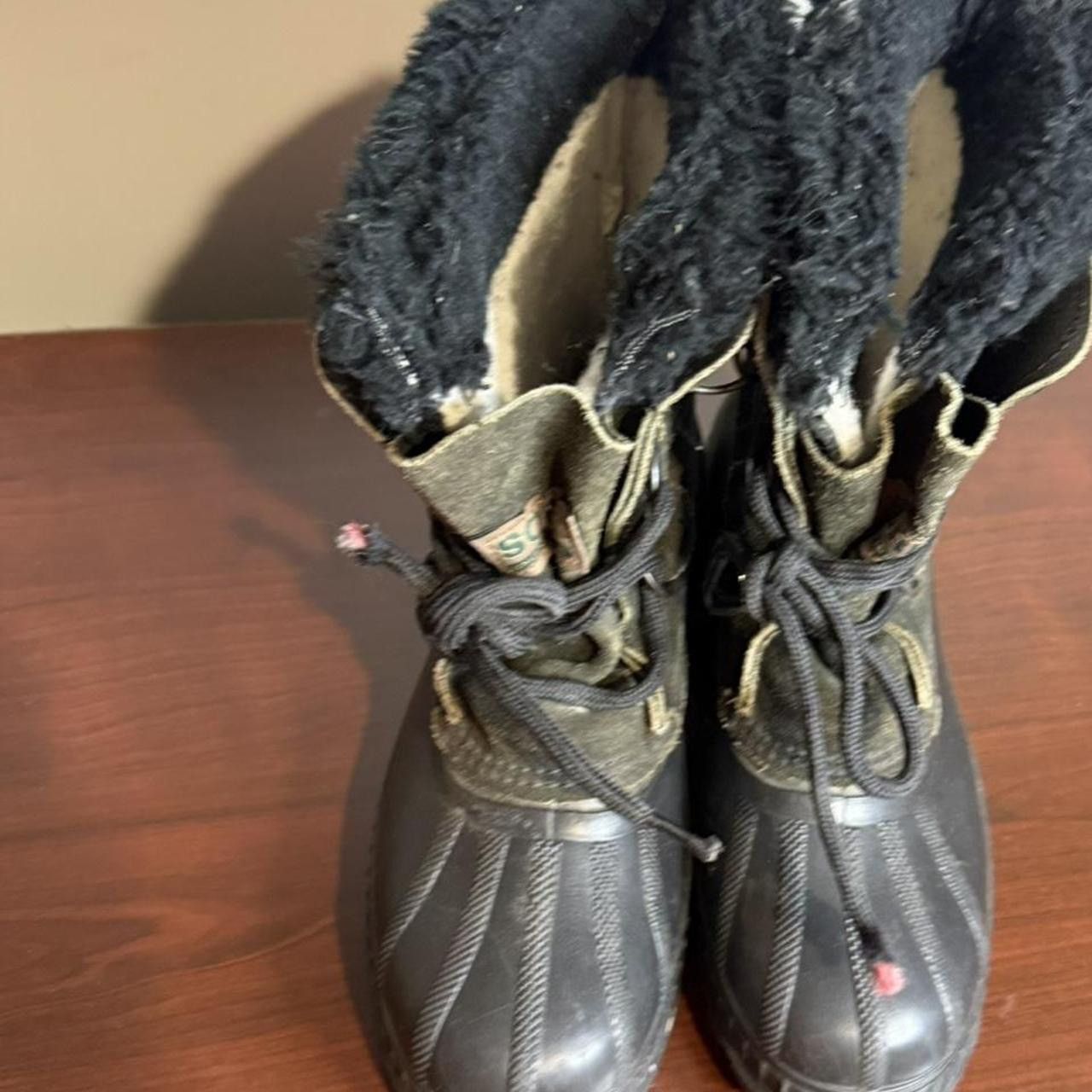 SOREL Vintage Sorel Kaufman Winter Suede Boots size 6 Women Black Size US 6 / IT 36 - 6 Thumbnail