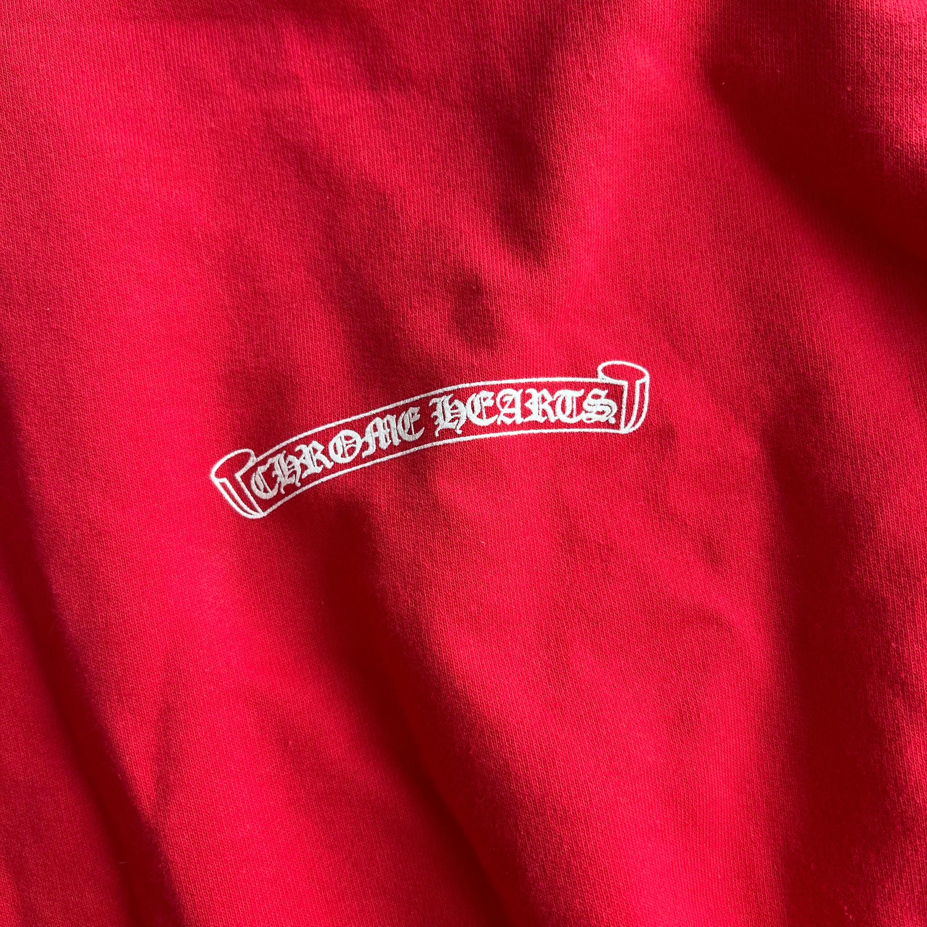 Chrome Hearts Chrome Hearts Scroll Hoodie Red Size US XL / EU 56 / 4 - 5 Thumbnail
