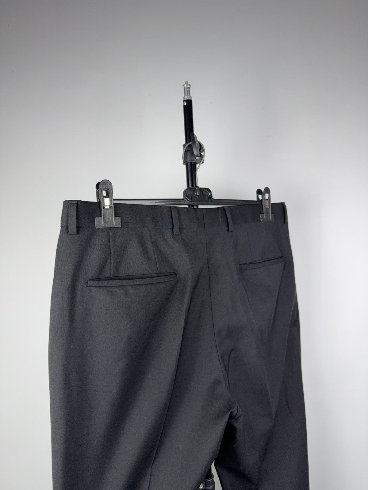 Hugo Boss Hugo Boss Luxury 00s Black Dress Pants Classic Trousers Size US 34 / EU 50 - 6 Thumbnail