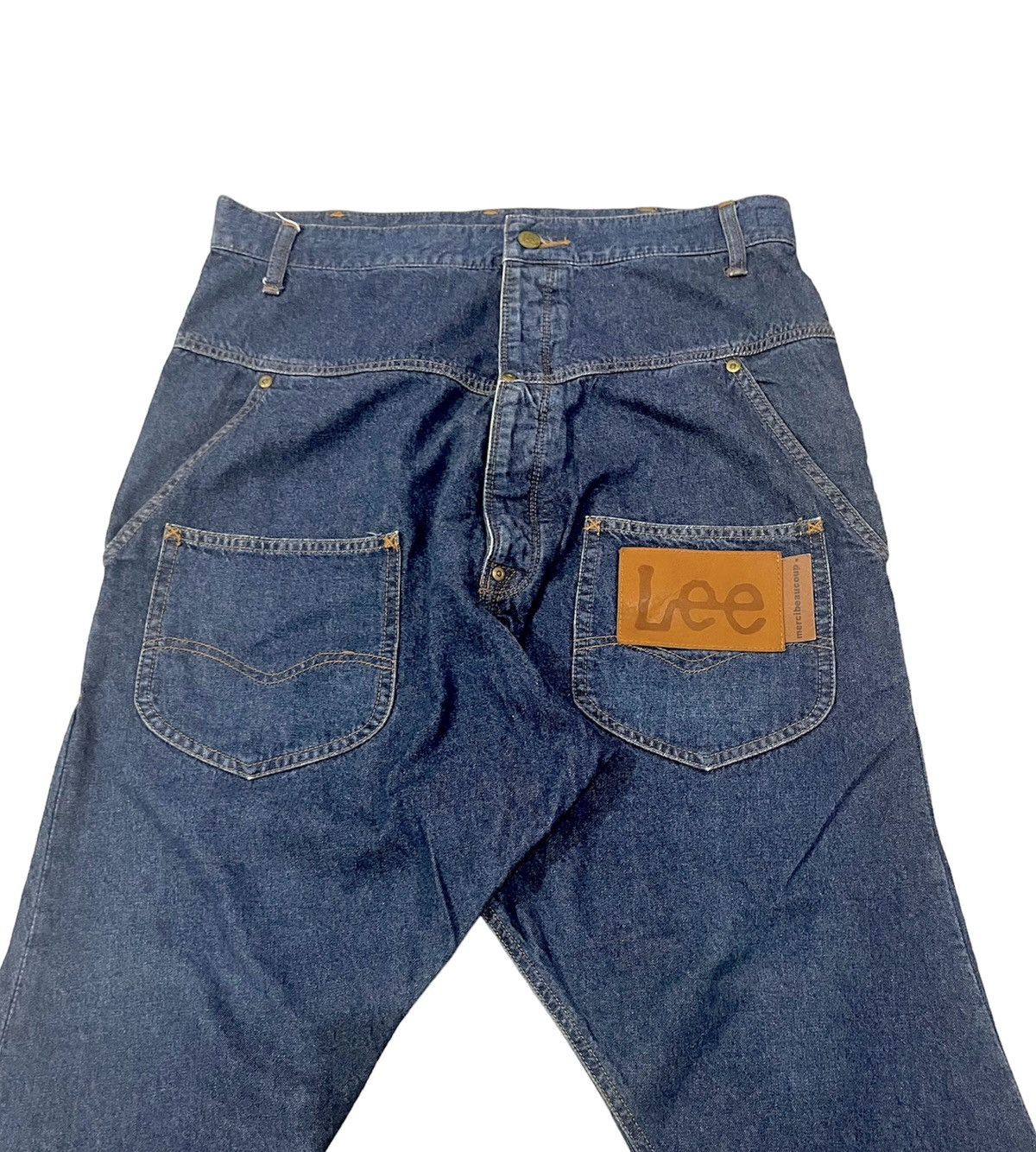 Lee × Vintage × mercibeaucoup Mercibeaucoup Cross Lee Denim Pants Size US 33 - 5 Thumbnail