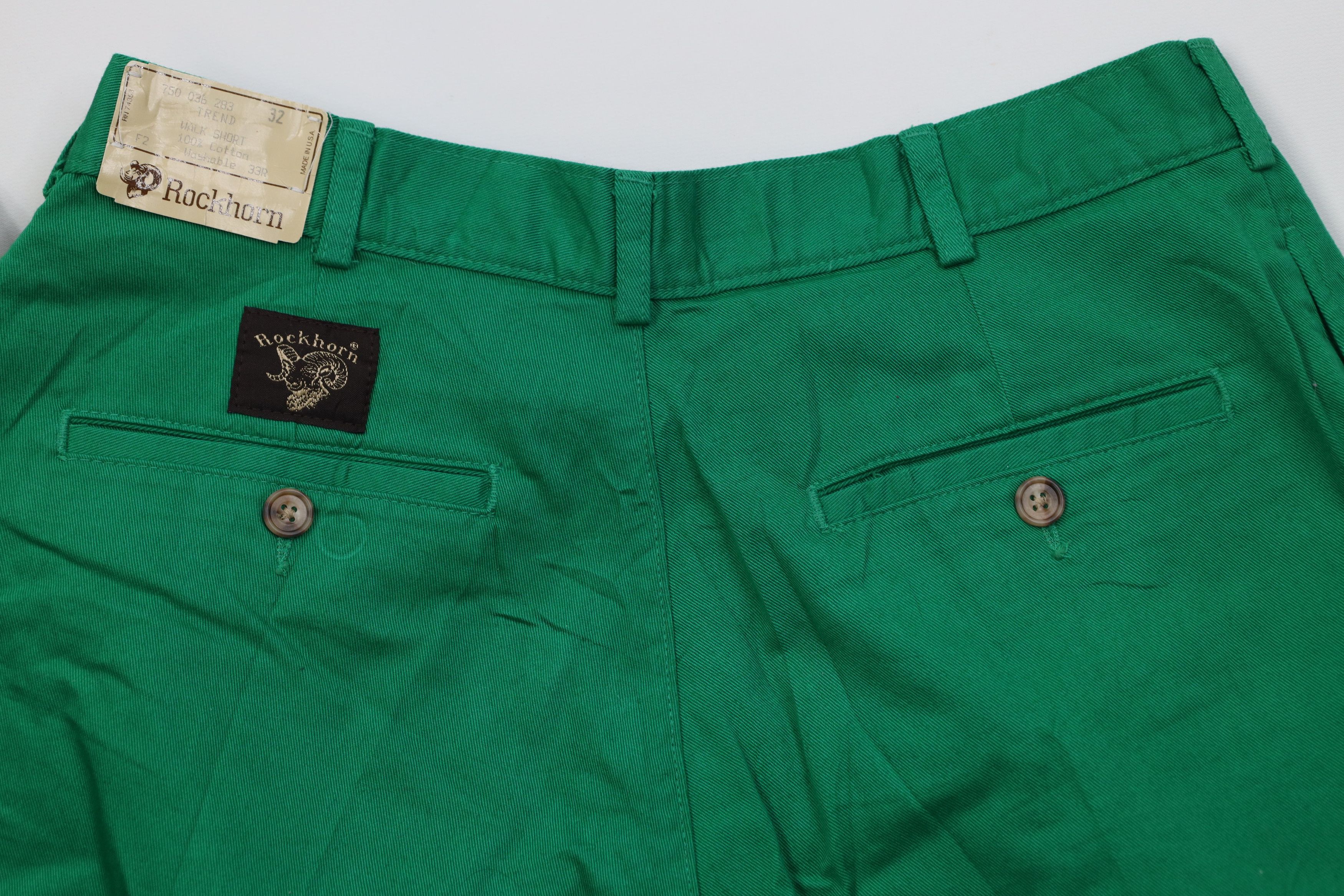 Vintage Deadstock Vintage 70s Streetwear Above Knee Shorts Kelly USA Size US 32 / EU 48 - 12 Thumbnail