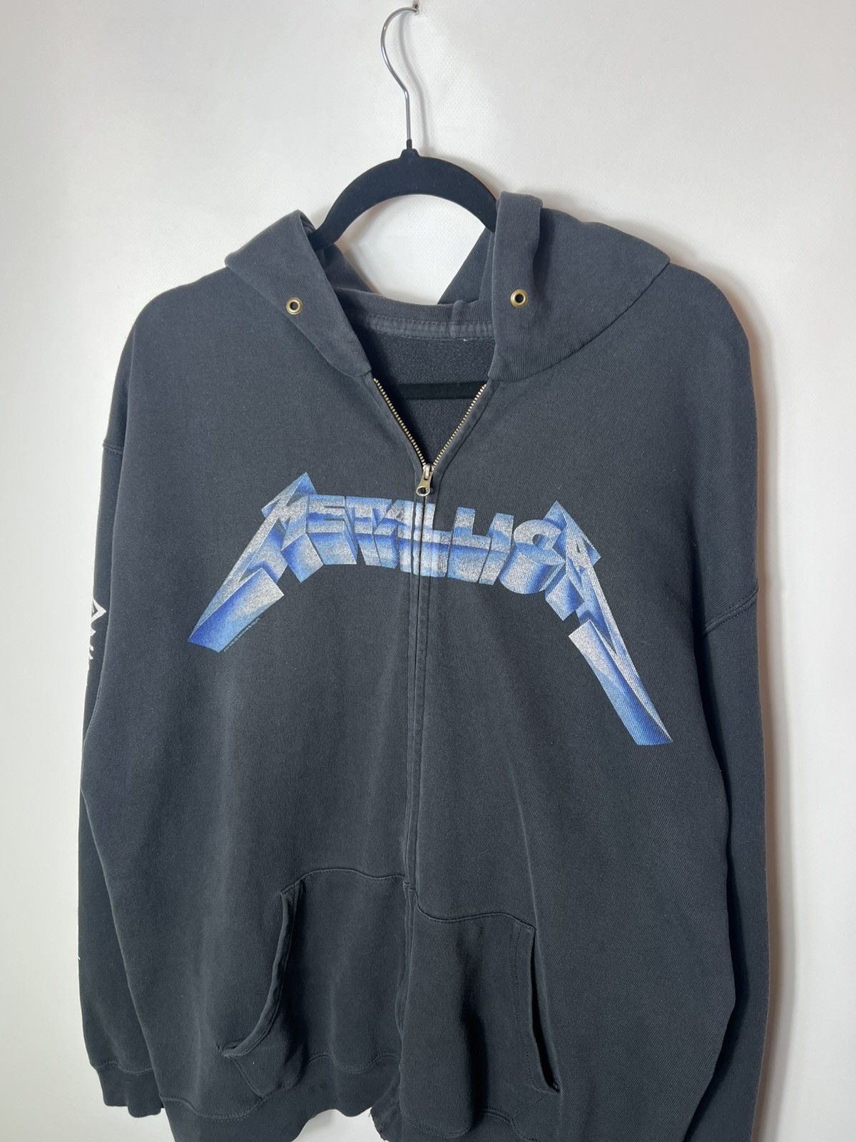 Metallica Vintage band rock Metallica Ride The Lightning Tour Hoodie Size US XL / EU 56 / 4 - 2 Thumbnail