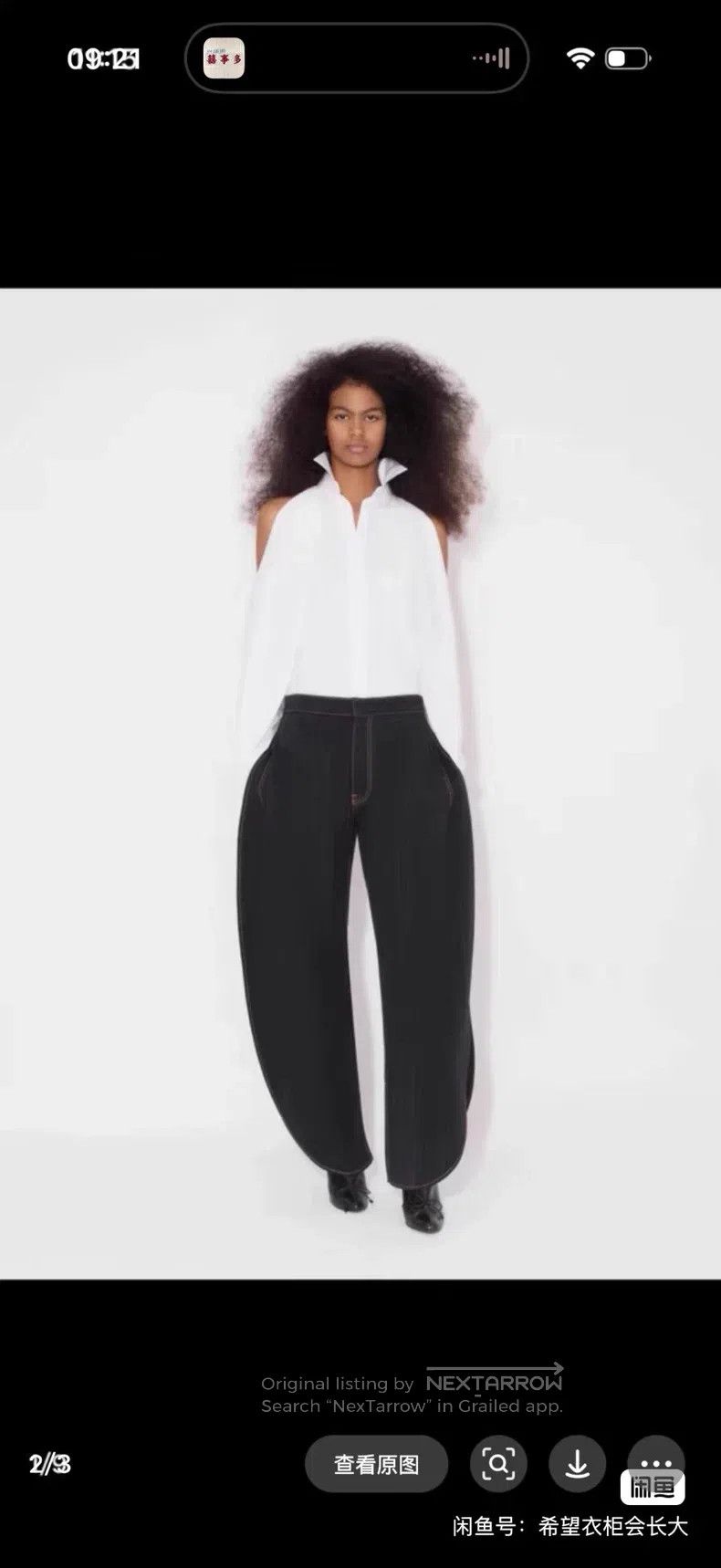 Alaia Alaia Off-the-Shoulder Shirt Size 4XL / US 24-26 - 8 Thumbnail