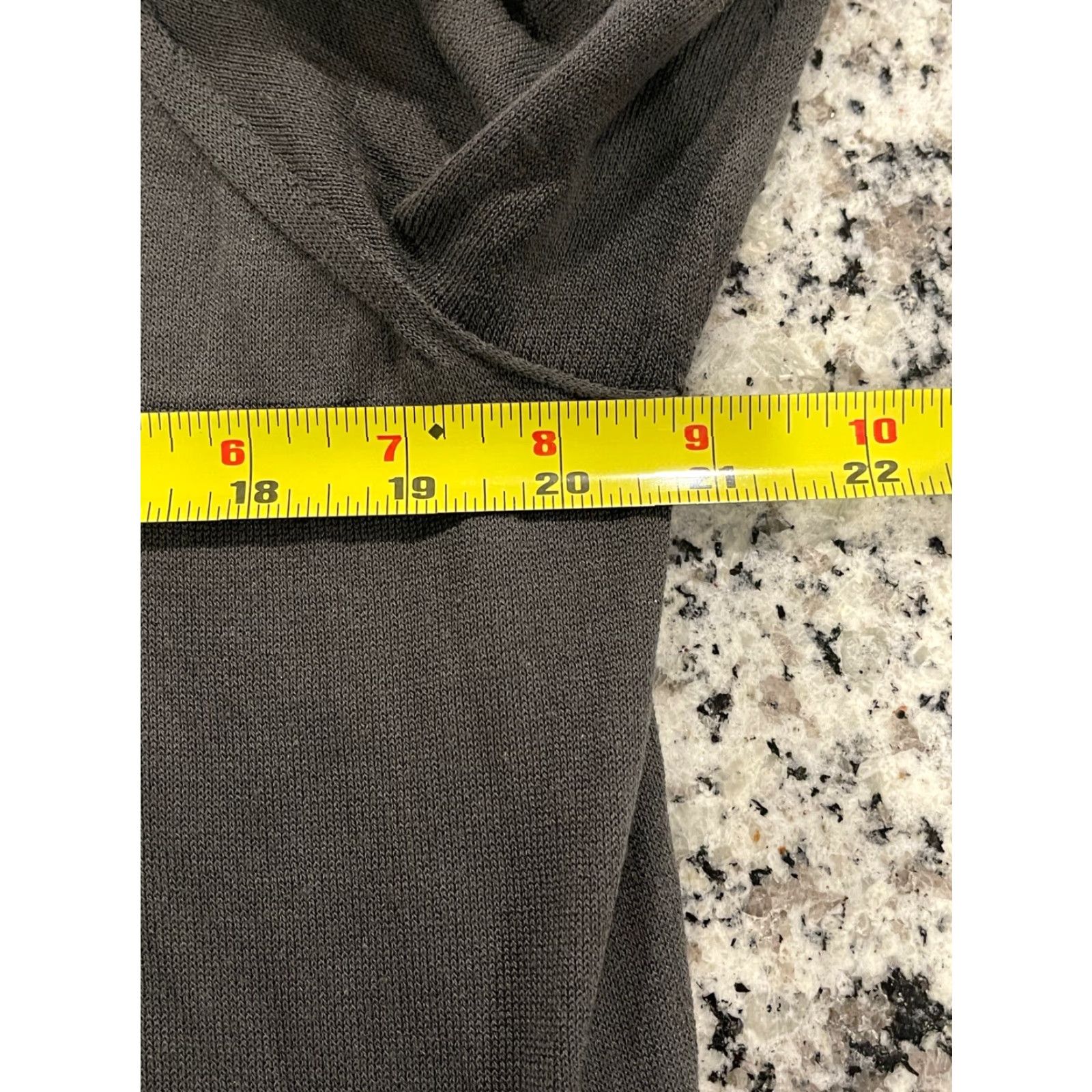 Eileen Fisher 100% Tencel Lyocell Knit dress Women's XL Gray Long Sleeve