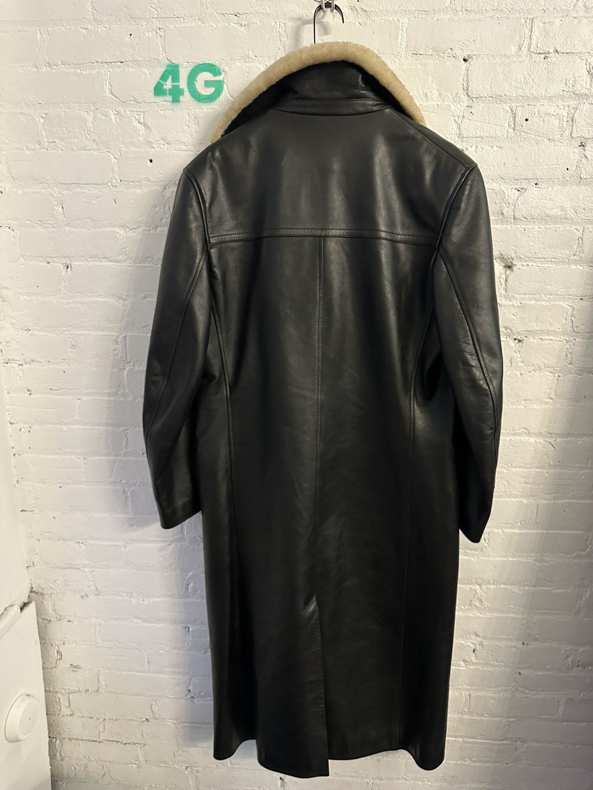 Enfants Riches Deprimes ERD 1/1 FULL LEATHER RUNWAY SHEARLING TRENCH PEACOAT JACKET Size US L / EU 52-54 / 3 - 11 Thumbnail