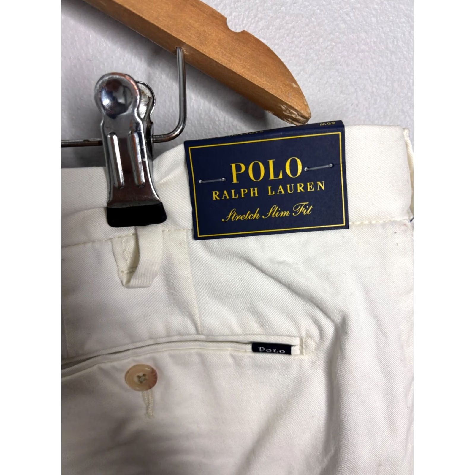 Polo Ralph Lauren Polo Ralph Lauren White Stretch Slim Fit Chino Shorts Men's Size 40 Size US M / EU 48-50 / 2 - 3 Thumbnail