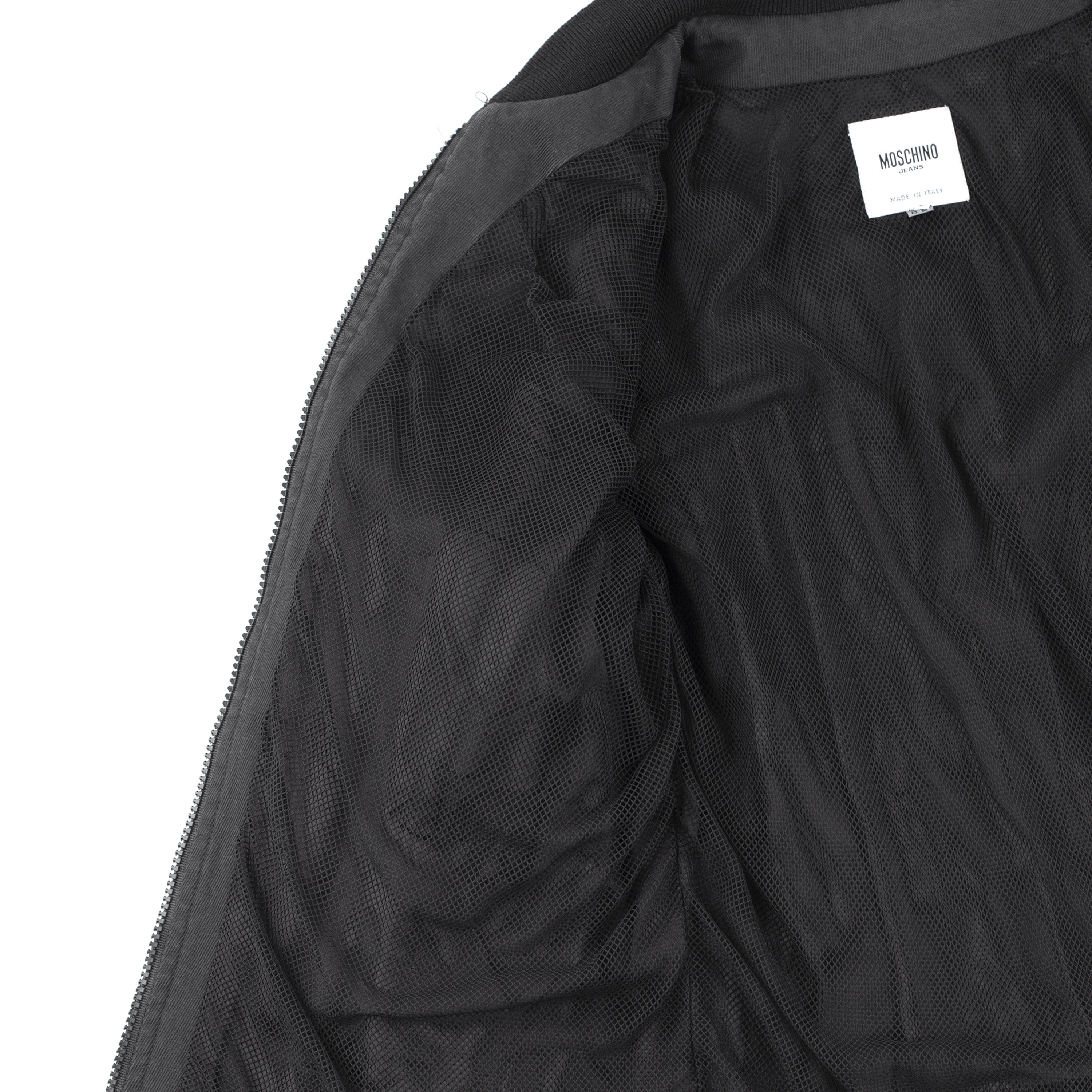 Moschino Moschino Vintage Black Bull Bomber Moto Jacket (M) Size M / US 6-8 / IT 42-44 - 5 Thumbnail