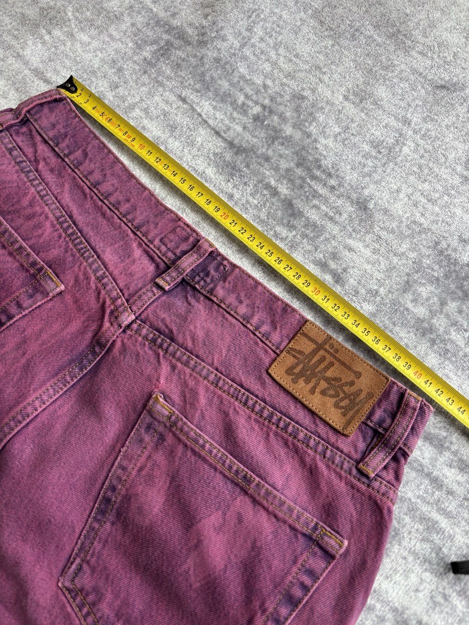 Stussy Stussy Worldwide Big Ol Jeans Magenta Purple sz 32 Size US 32 / EU 48 - 9 Thumbnail