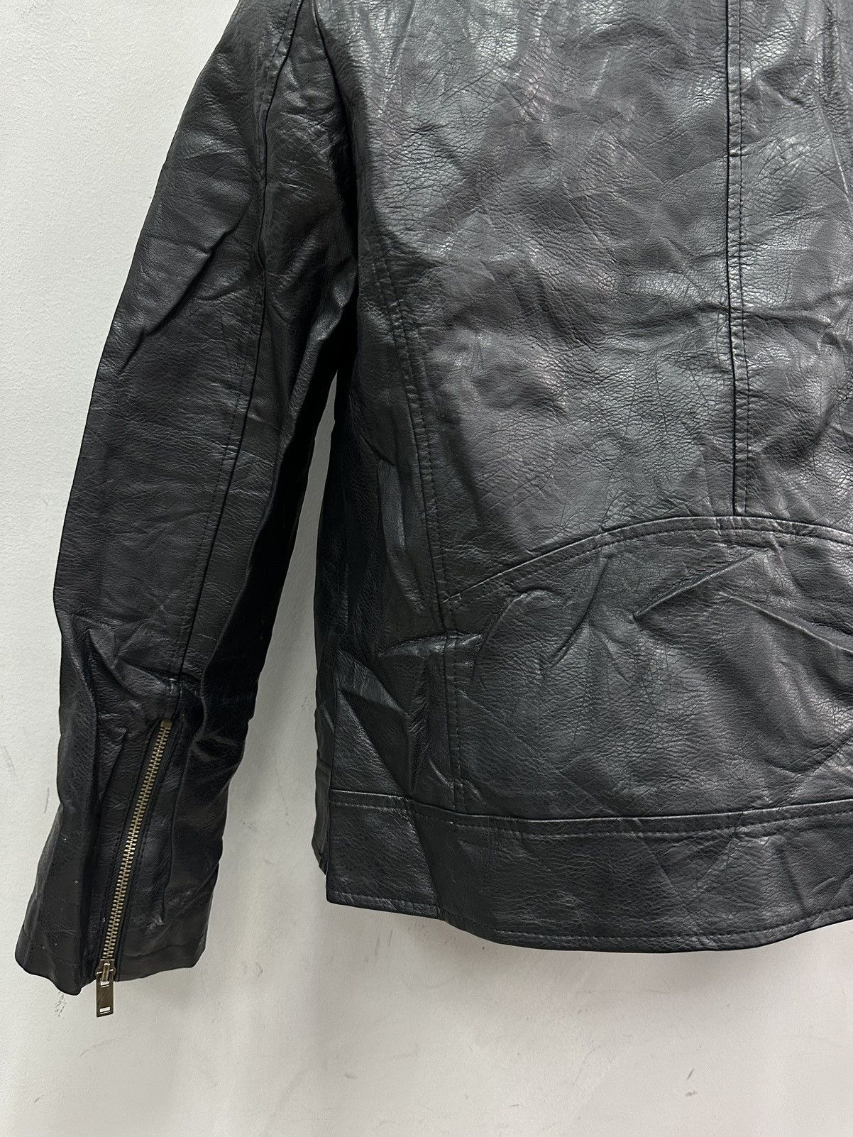 Universal Works Vintage Leather Jacket Y2k Cropped Bomber Rare Rick Owens Size US M / EU 48-50 / 2 - 8 Thumbnail
