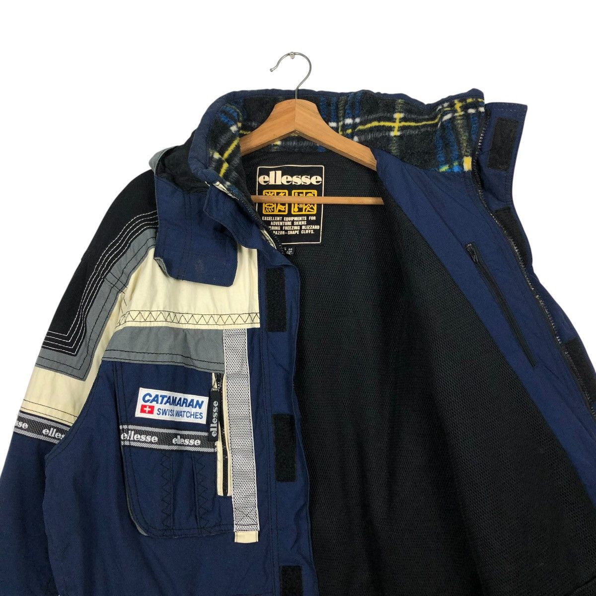 Japanese Brand × Vintage 🔥VINTAGE SKI JACKET MULTI POCKET CARGO ELLESSE ISSEY MIYAKE Size US L / EU 52-54 / 3 - 15 Thumbnail
