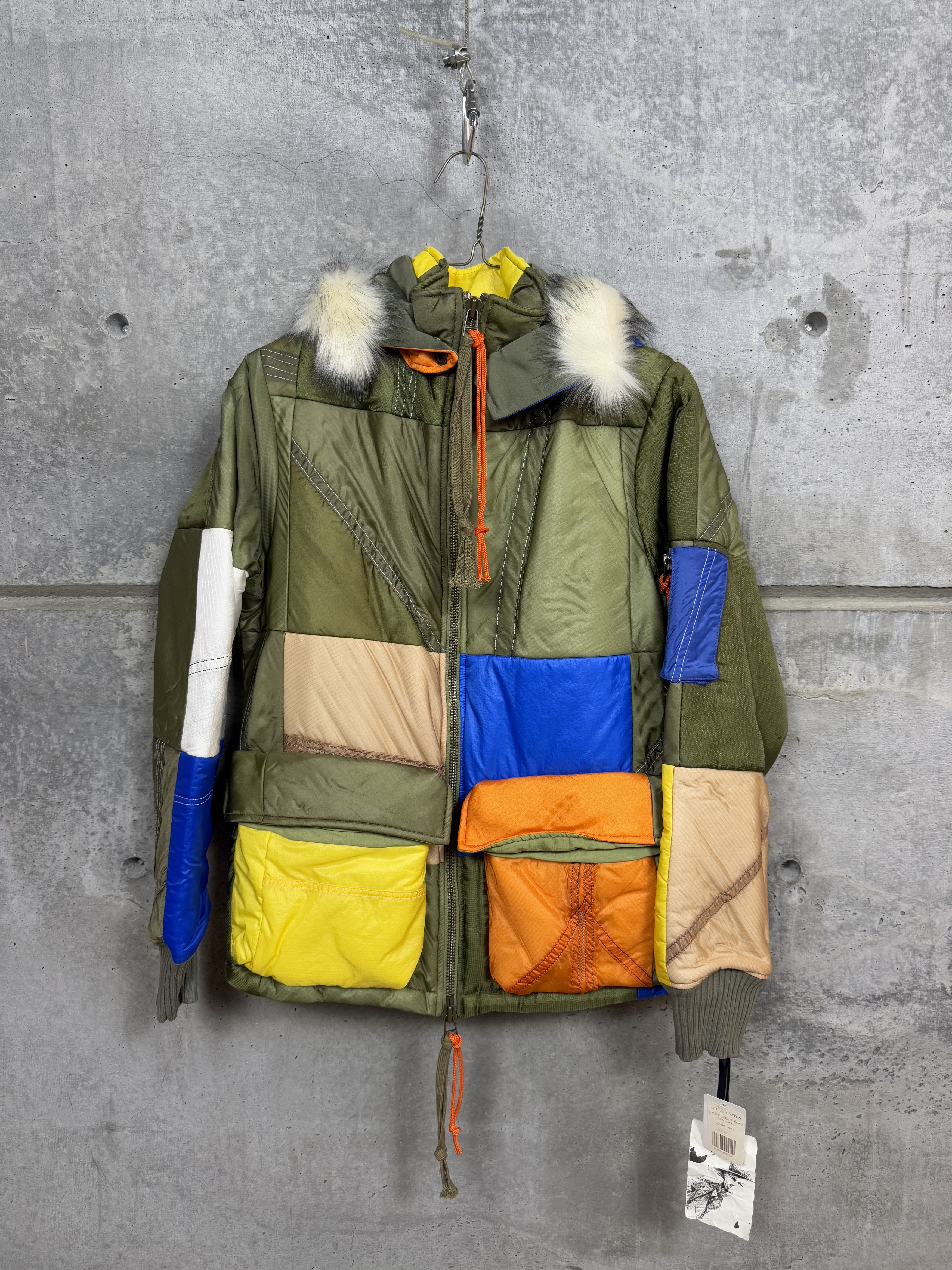 Greg Lauren Greg Lauren Parachute Scrapwork Retro Puffy Parka Size US S / EU 44-46 / 1 - 1 Thumbnail