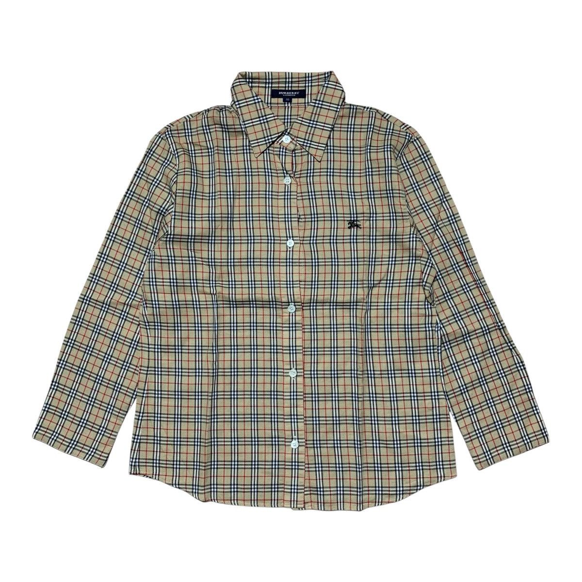 Burberry Burberry Nova Check Beige Button Up Shirt Size XS / US 0-2 / IT 36-38 - 1 Thumbnail