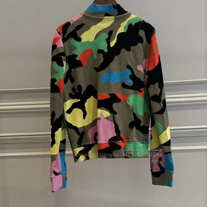Valentino Valentino Multicolor Camouflage Long Sleeve Cardigan . Size M / US 6-8 / IT 42-44 - 2 Thumbnail