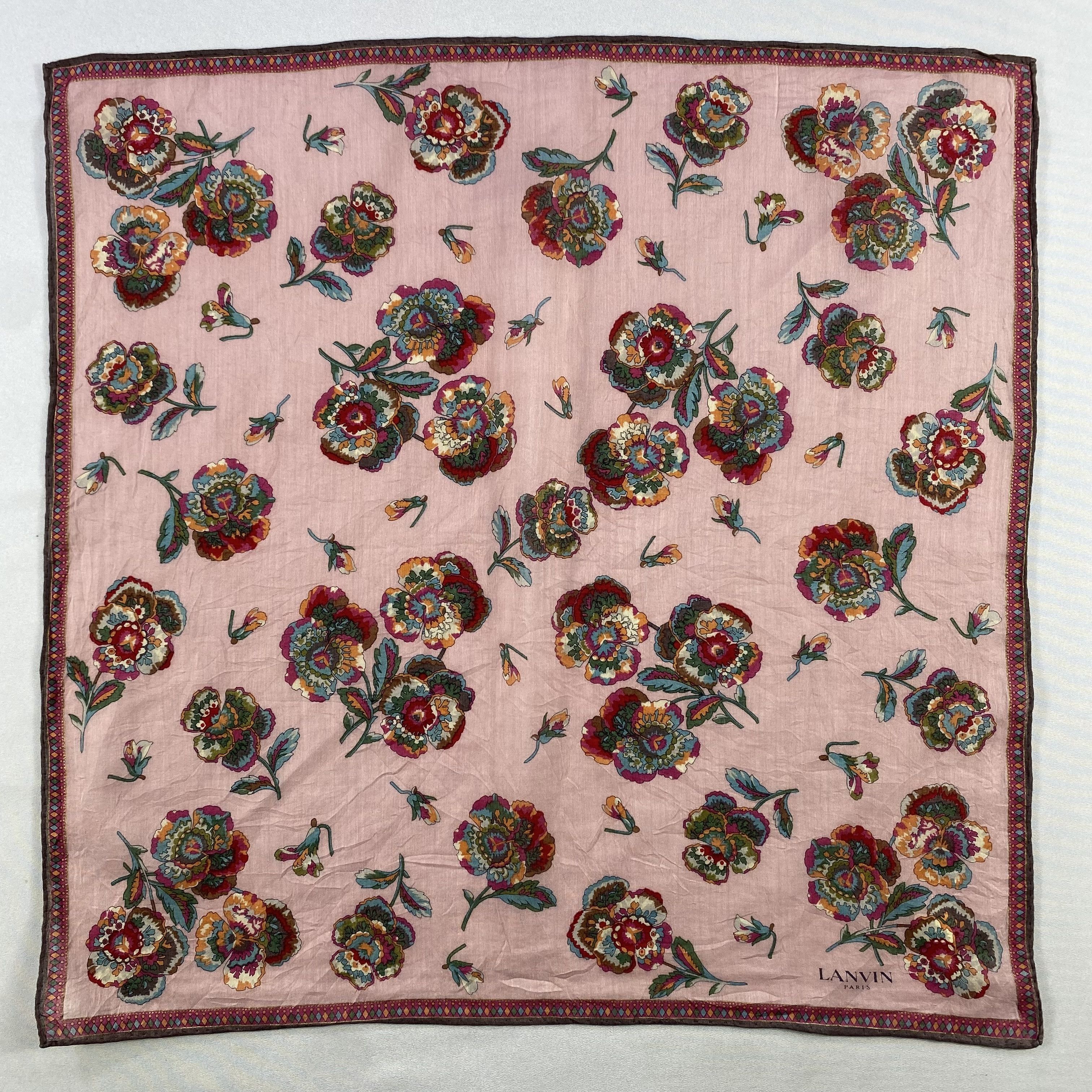 Lanvin × Vintage Lanvin Bandana/ Handkerchief / Neckerchief Size ONE SIZE - 3 Thumbnail