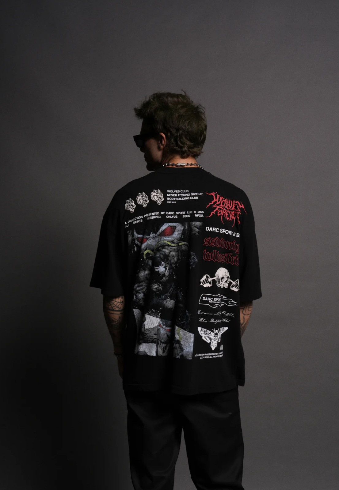 Darc Sport BANE FOREVER "PREMIUM" OVERSIZED TEE IN BLACK Size US S / EU 44-46 / 1 - 4 Thumbnail