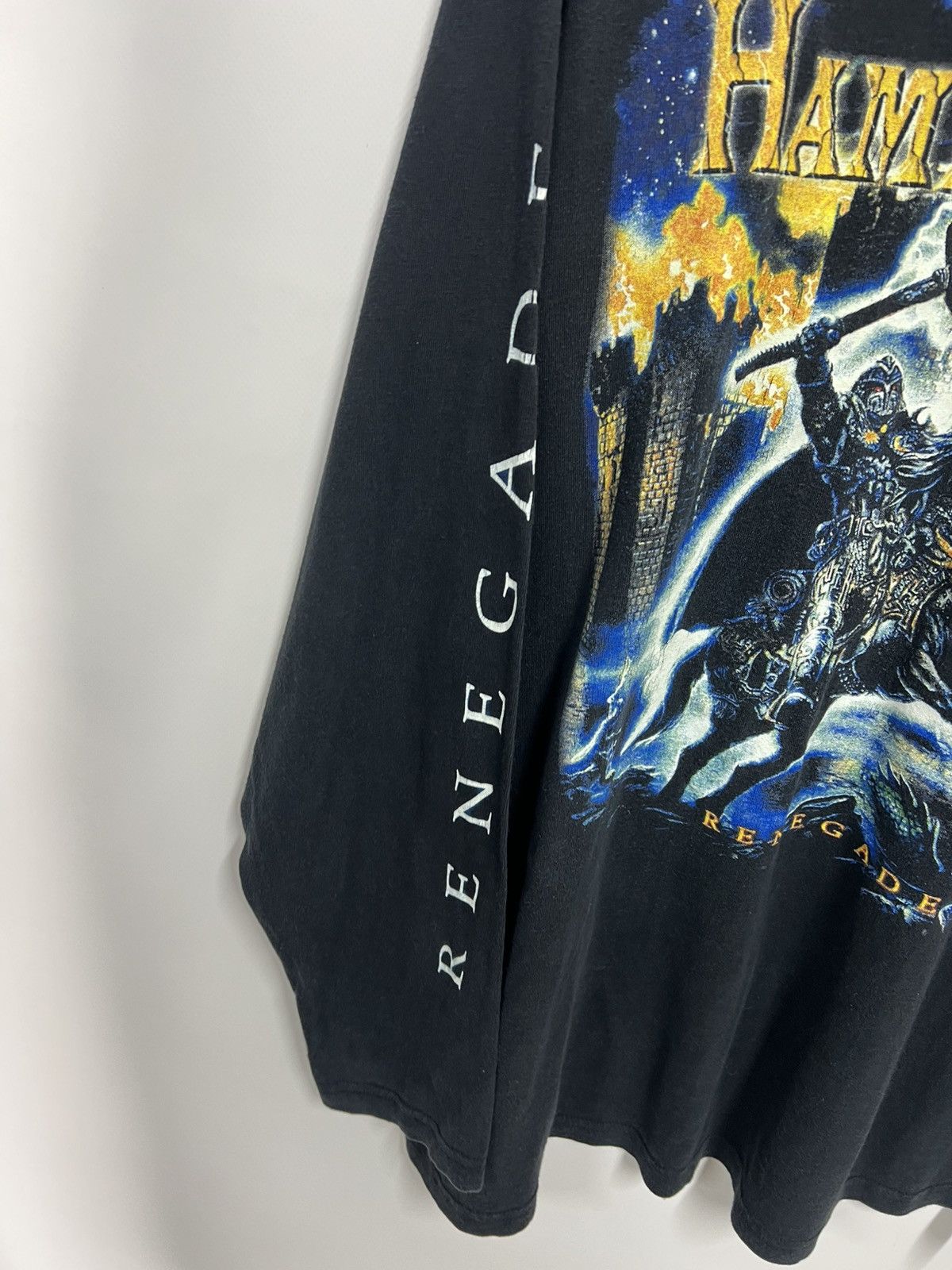 Band Tees Vintage Streetwear Band Rock Hammerfall Renegade Long Sleeve Size US L / EU 52-54 / 3 - 6 Thumbnail