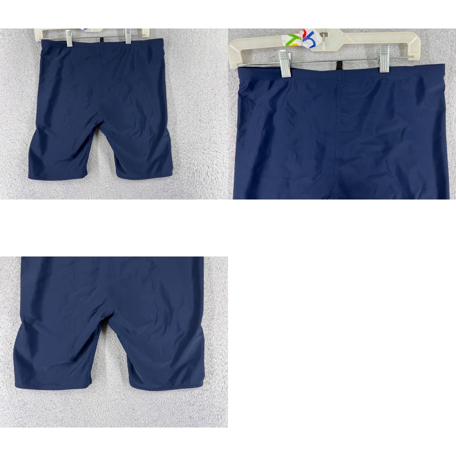 Vintage Sporti Shorts Jammer Adult 38 Blue Nylon Spandex Blend Compression Bottom Men Sporti Size US 38 / EU 54 - 9 Thumbnail