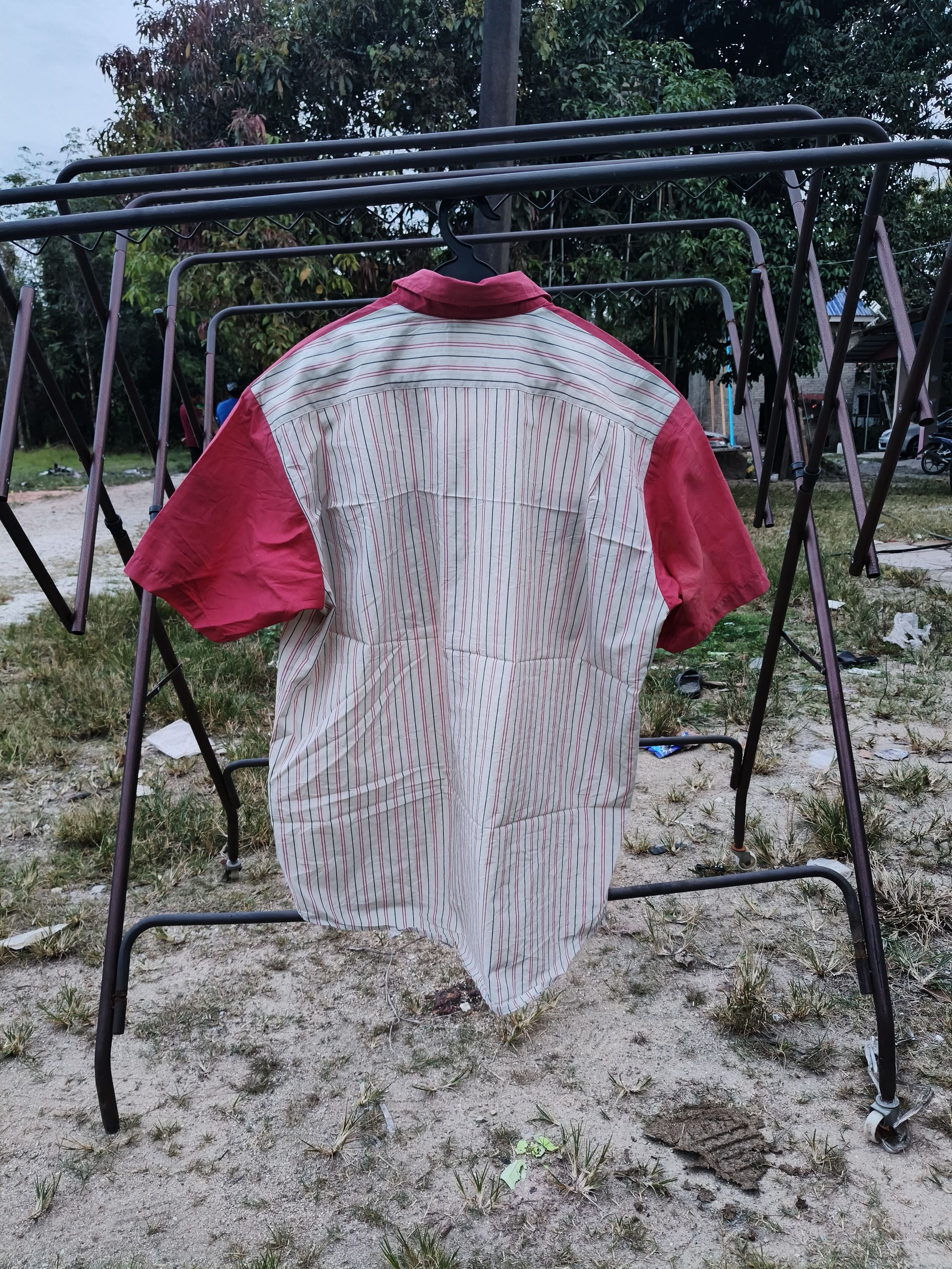 Japanese Brand ENOES Workers Button Up Shirt Size US XL / EU 56 / 4 - 2 Thumbnail