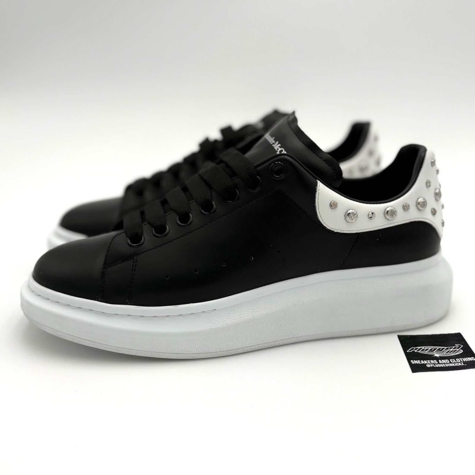 Alexander McQueen Alexander McQueen Studded Oversized ' Black White ' | CLEAN! Size US 10 / EU 43 - 1 Thumbnail