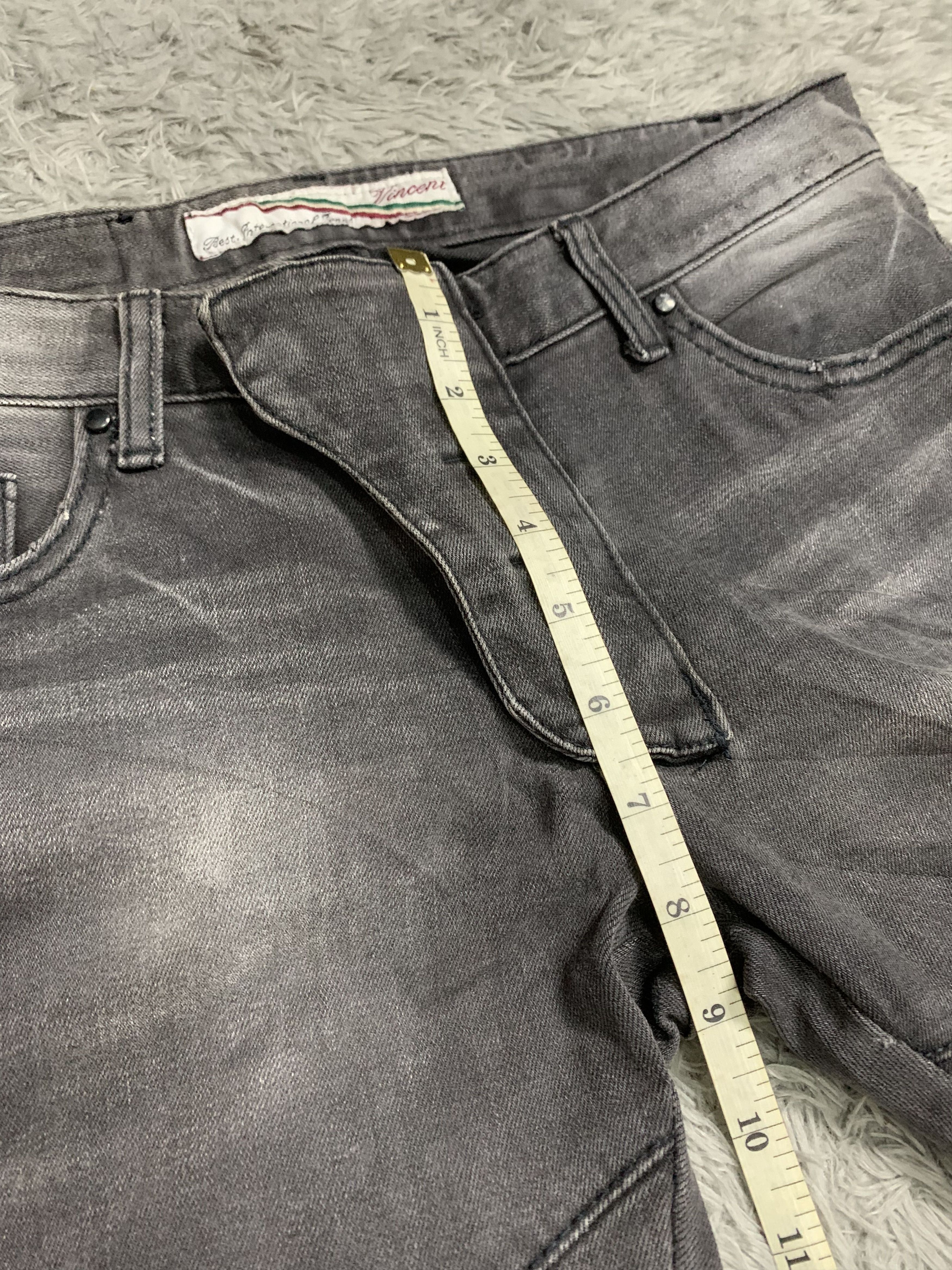 Japanese Brand Time-Worn Essentials Bikers Denim Balmain Style Size US 29 - 9 Thumbnail