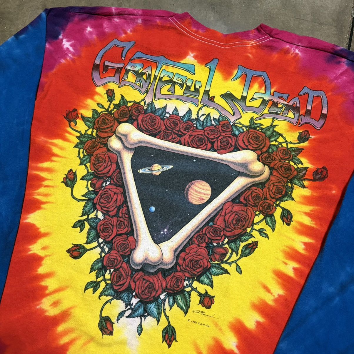 Grateful Dead Vintage Grateful Dead Space Your Face Long Sleeve T shirt Size US XL / EU 56 / 4 - 13 Thumbnail