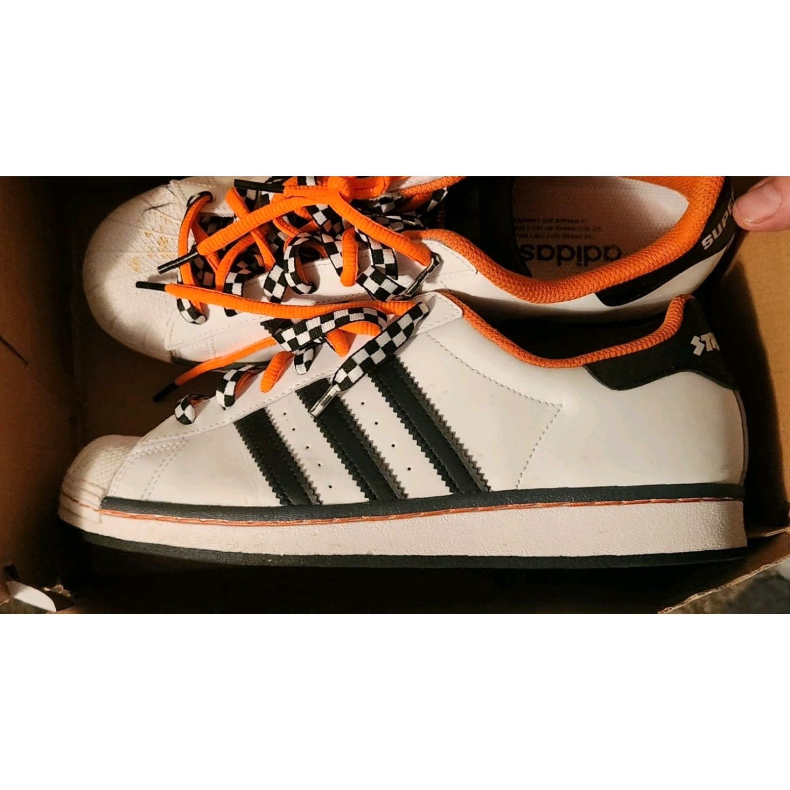 Adidas adidas Superstar vs Streetball Sneaker FV8271 White Black Mens US Size 9 Size US 9 / EU 42 - 2 Thumbnail