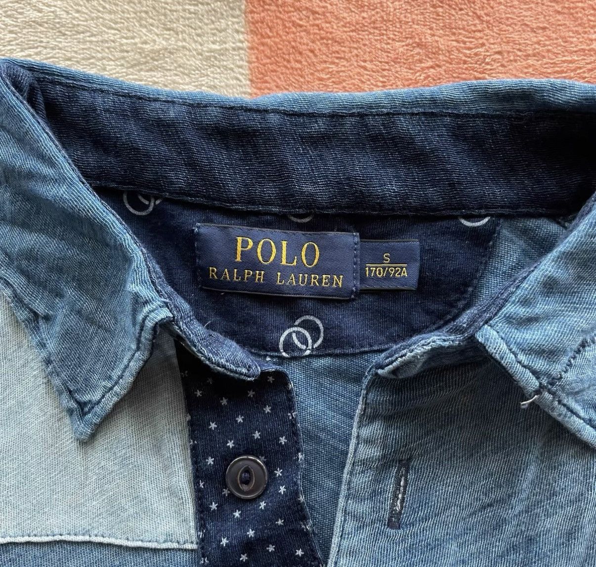 Polo Ralph Lauren Ralph Lauren Polo RL Patchwork Short Sleeve T-shirt K22 Size US S / EU 44-46 / 1 - 3 Thumbnail