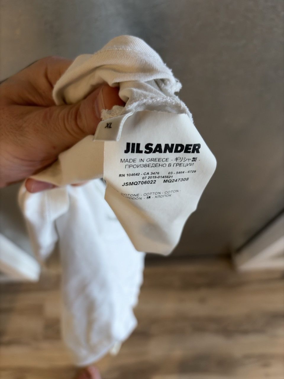 Jil Sander Mock Neck Tee Size US XL / EU 56 / 4 - 6 Thumbnail