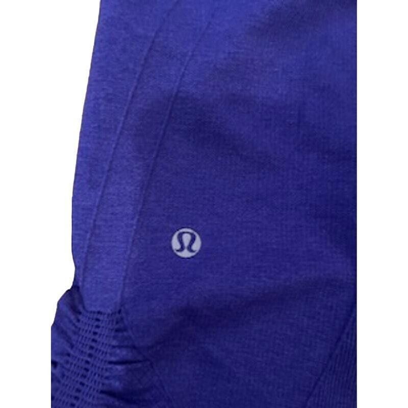 Designer Lululemon In The Flow Cropped Leggings Royal Blue Size 4 Size 27" / US 4 / IT 40 - 2 Thumbnail