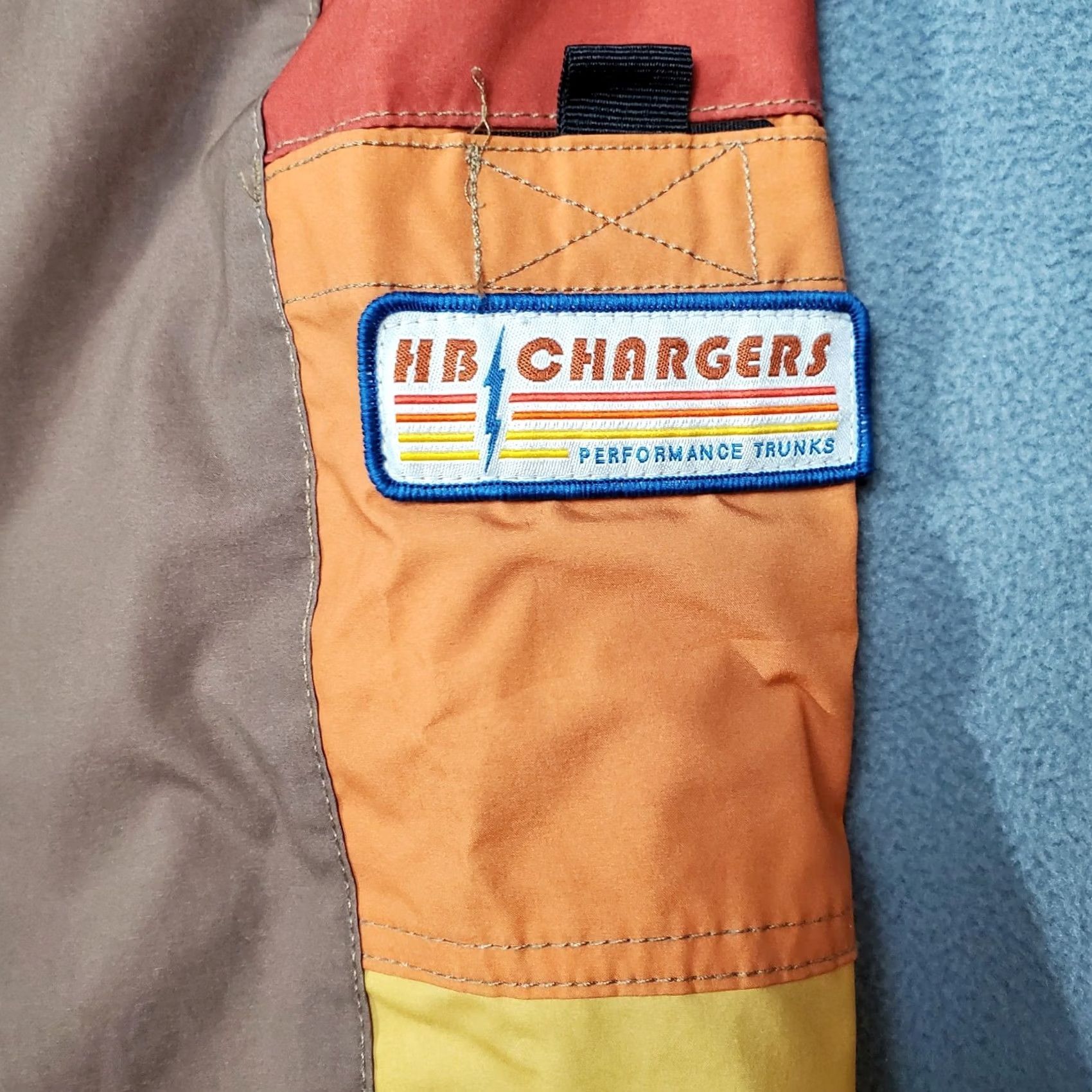 Howler Brothers Howler Bros Board Shorts Mens 32 Brown Retro HB Chargers Surf Trunks Size US 32 / EU 48 - 2 Thumbnail