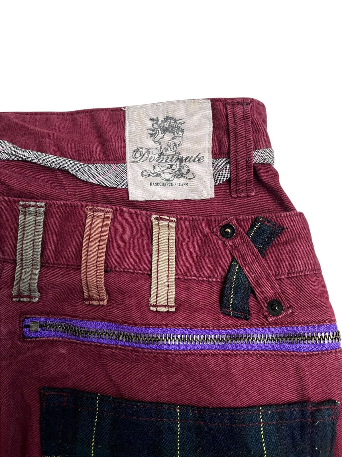 Japanese Brand Y2K Dominate double waist pants punk style vintage Size US 34 / EU 50 - 4 Thumbnail