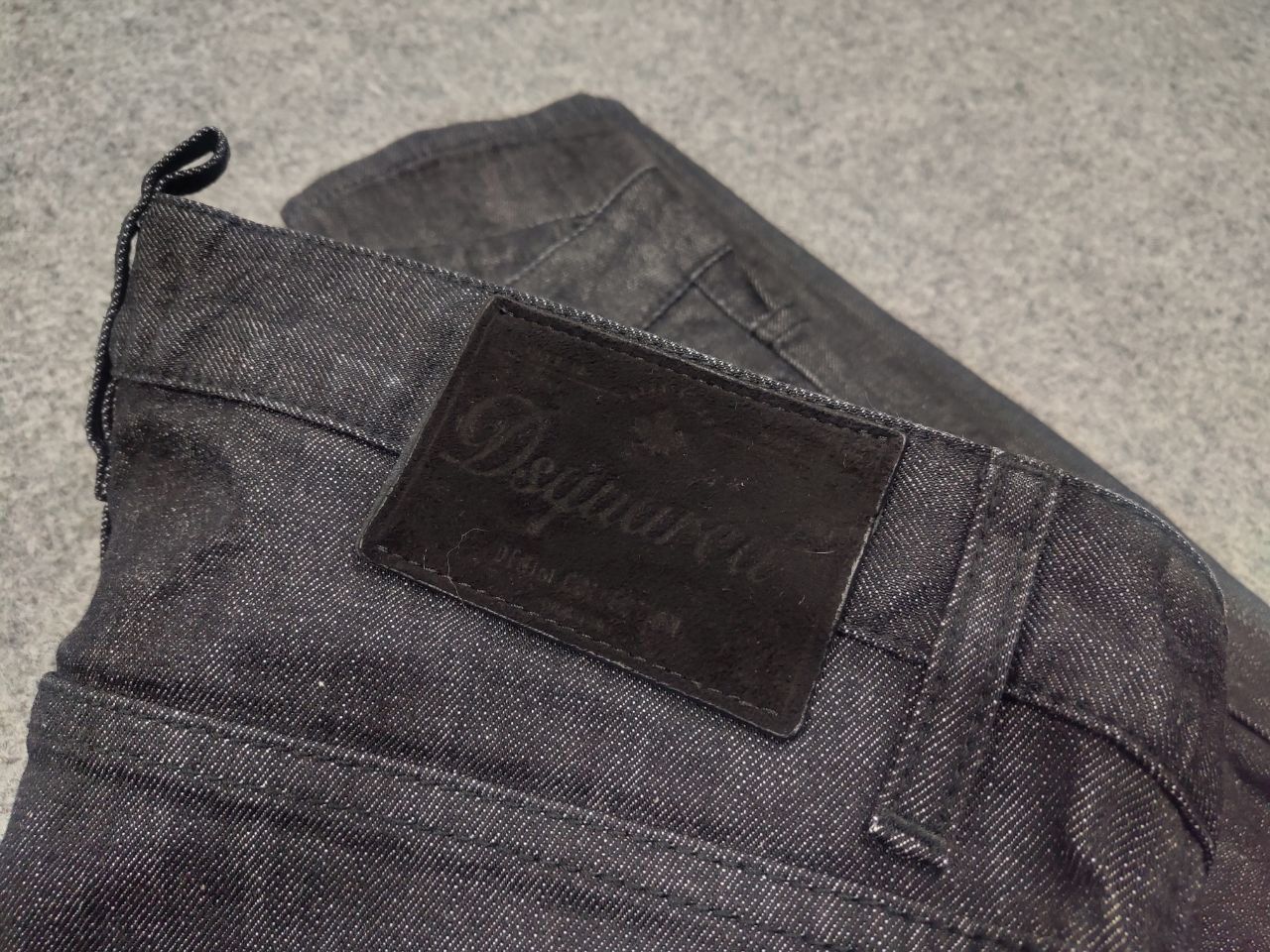 Dsquared2 Dsquared2 luxury Design Dark graphite Denim Straight jeans Size US 31 - 11 Thumbnail