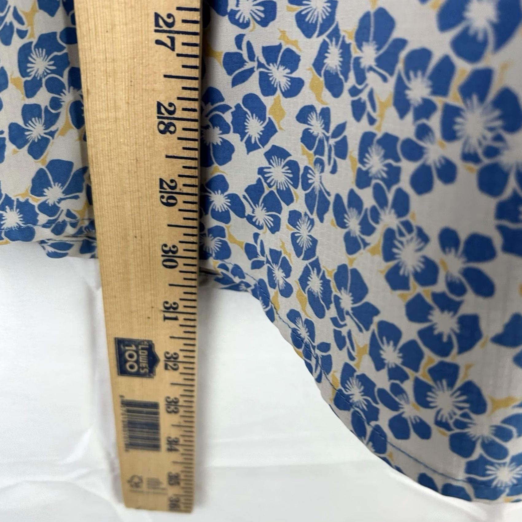 Vintage COLUMBIA Rapid Rivers Short Sleeve Shirt Men’s XL Blue Beige Floral Print Size US XL / EU 56 / 4 - 6 Thumbnail